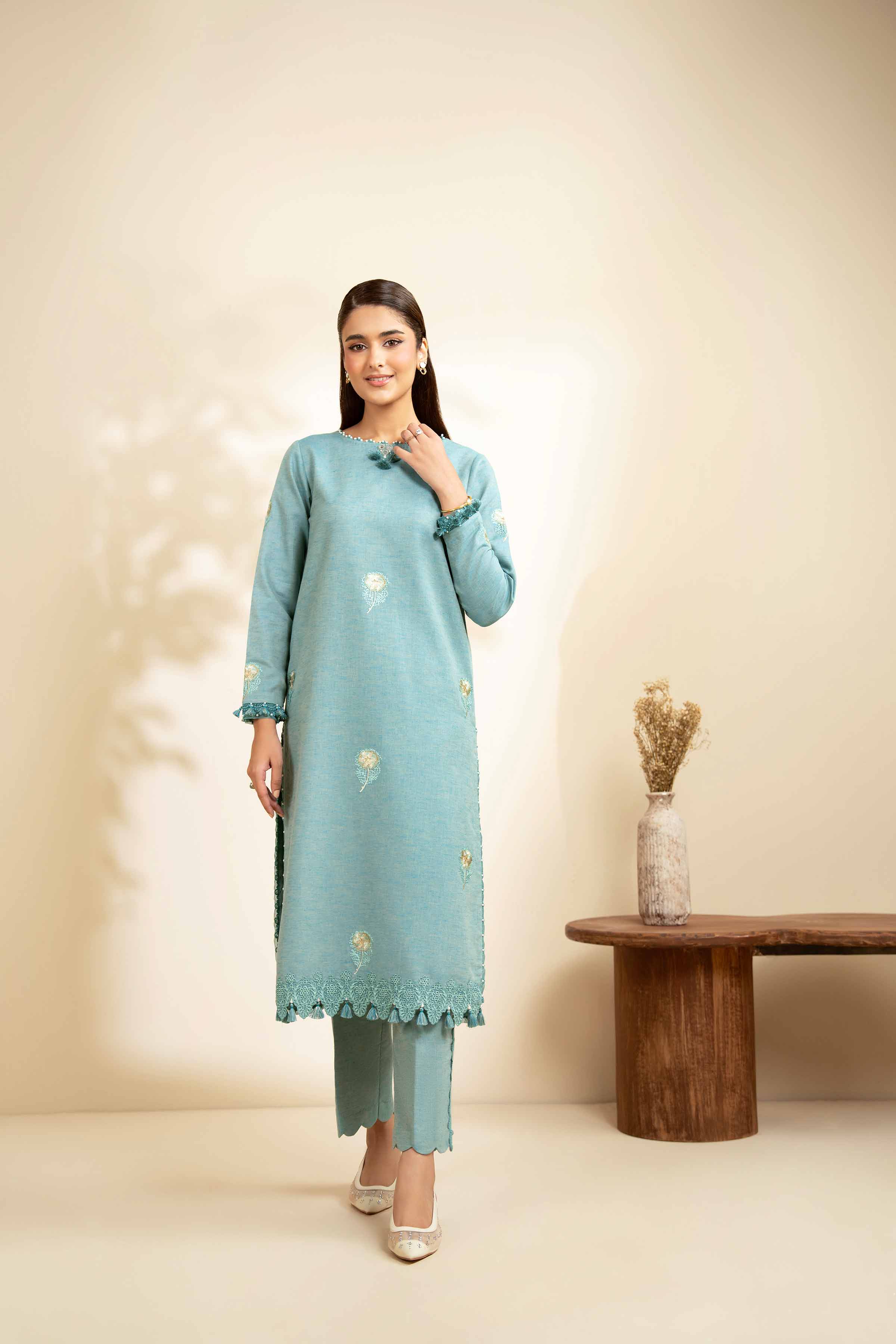2 Piece - Embroidered Suit - 42502475 for Women - Unstitched Collection | Nishat | Shop Online