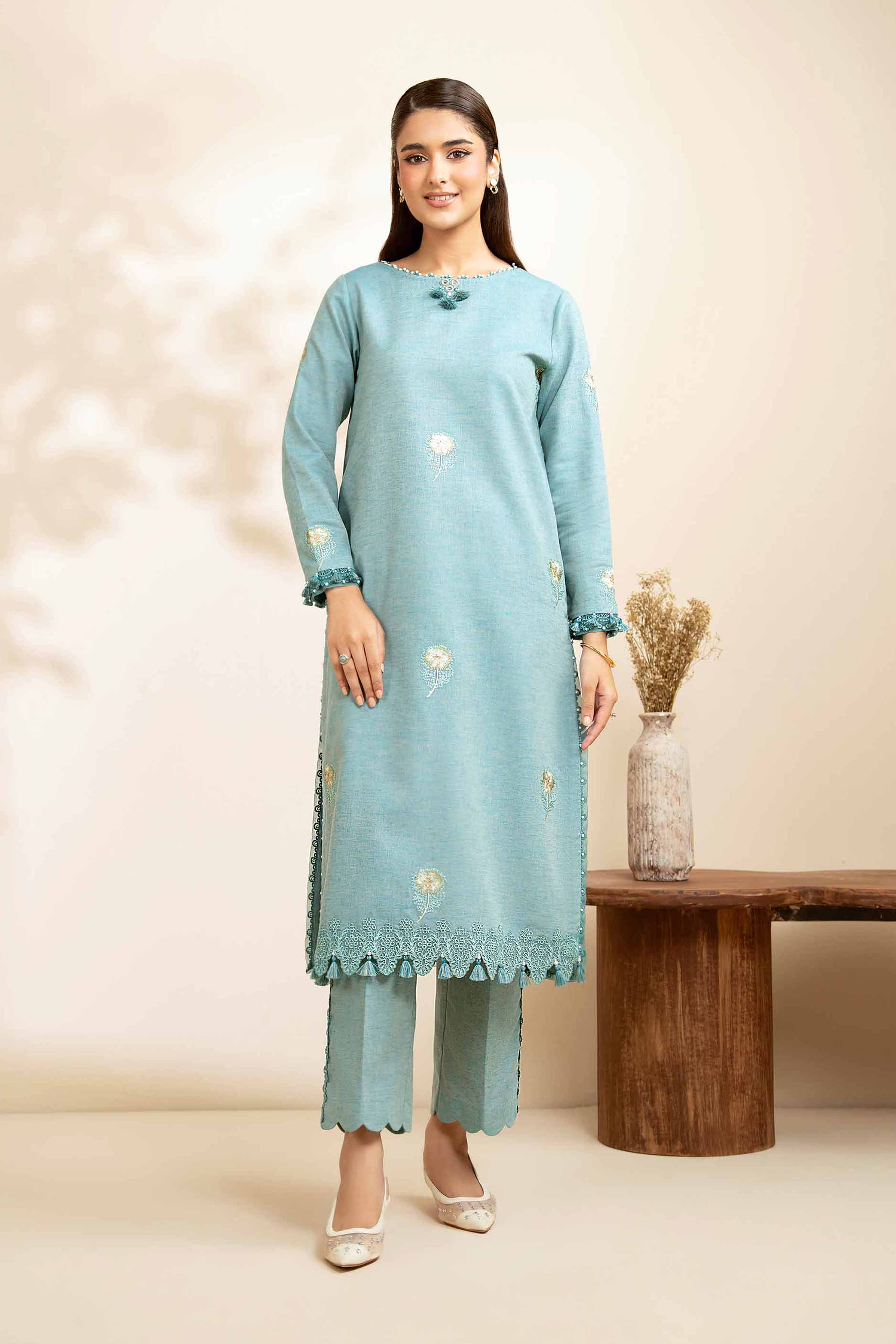 2 Piece - Embroidered Suit - 42502475 for Women - Unstitched Collection | Nishat | Shop Online