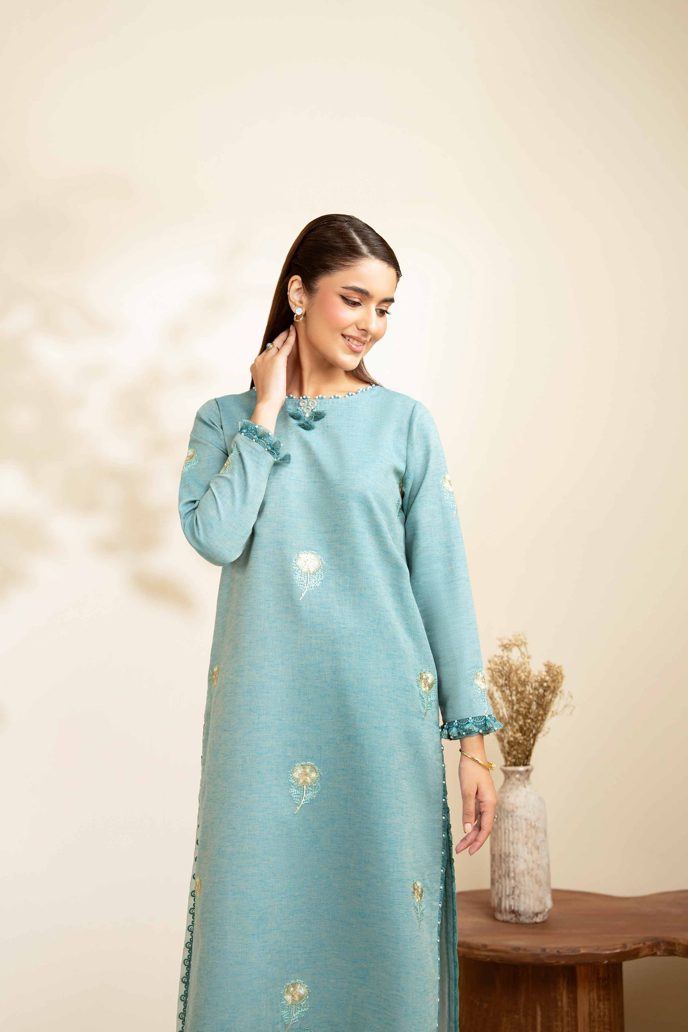 2 Piece - Embroidered Suit - 42502475 for Women - Unstitched Collection | Nishat | Shop Online
