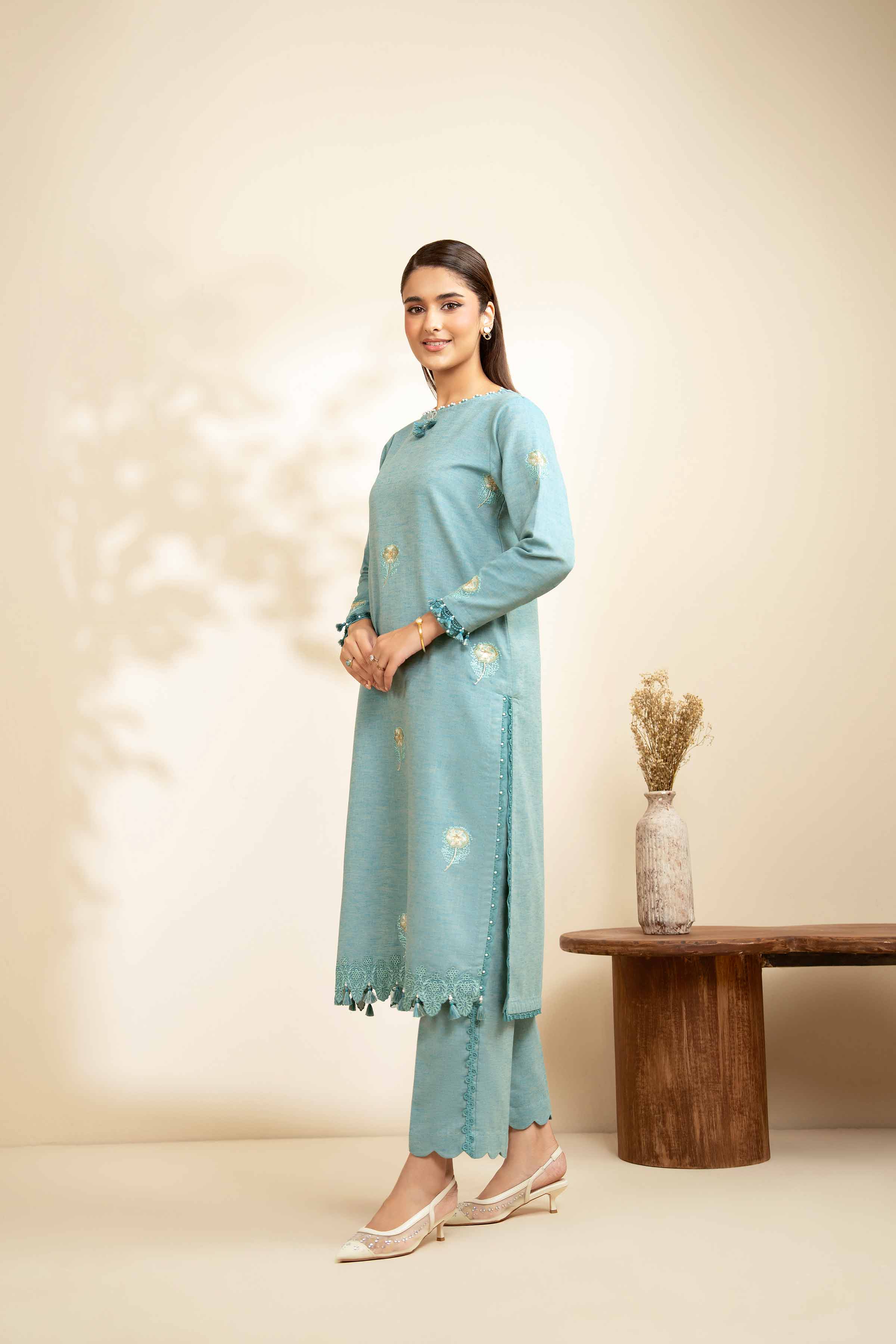 2 Piece - Embroidered Suit - 42502475 for Women - Unstitched Collection | Nishat | Shop Online