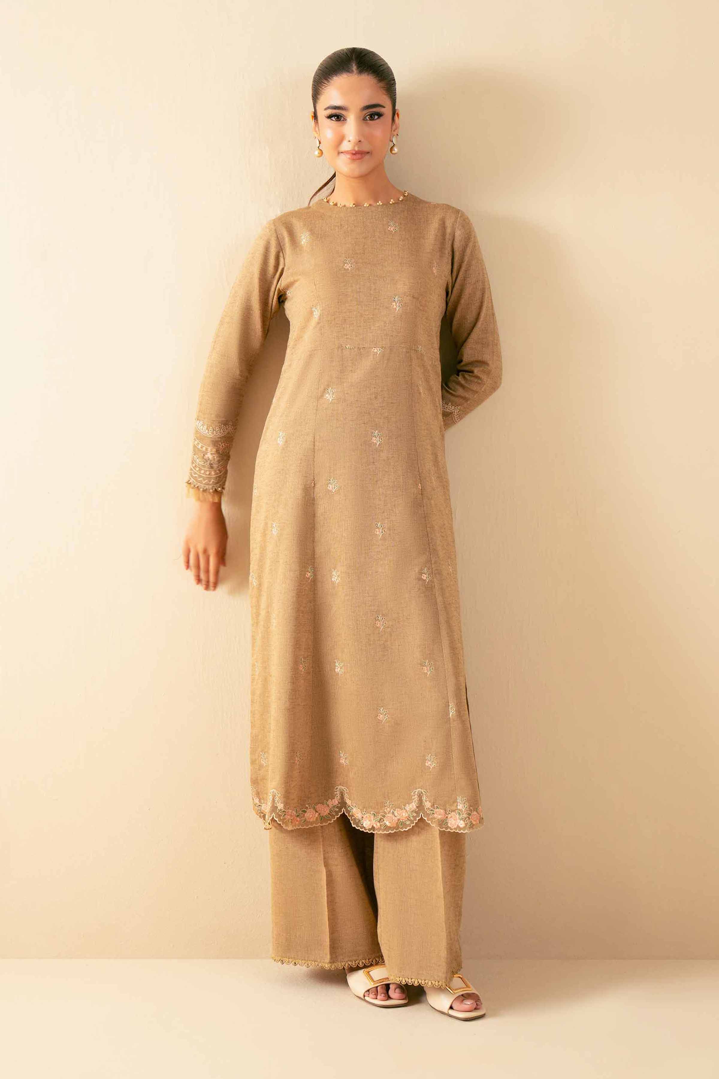 2 Piece - Embroidered Suit - 42502476 for Women - Unstitched Collection | Nishat | Shop Online