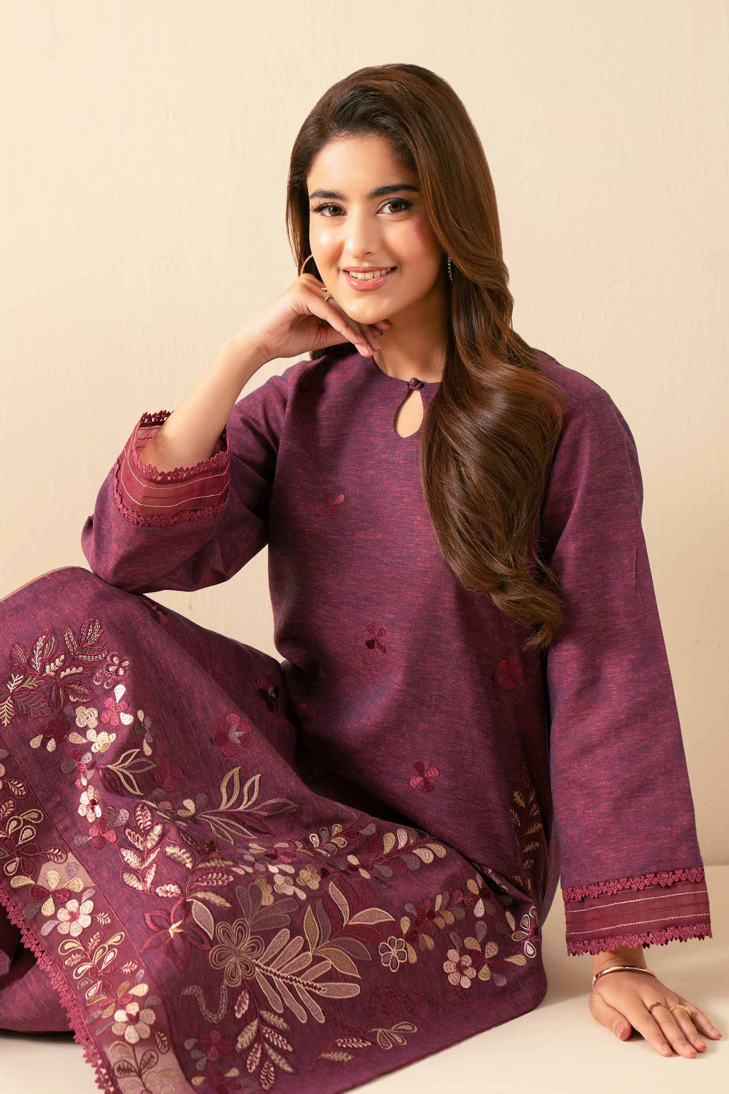 2 Piece - Embroidered Suit - 42502478 for Women - Unstitched Collection | Nishat | Shop Online