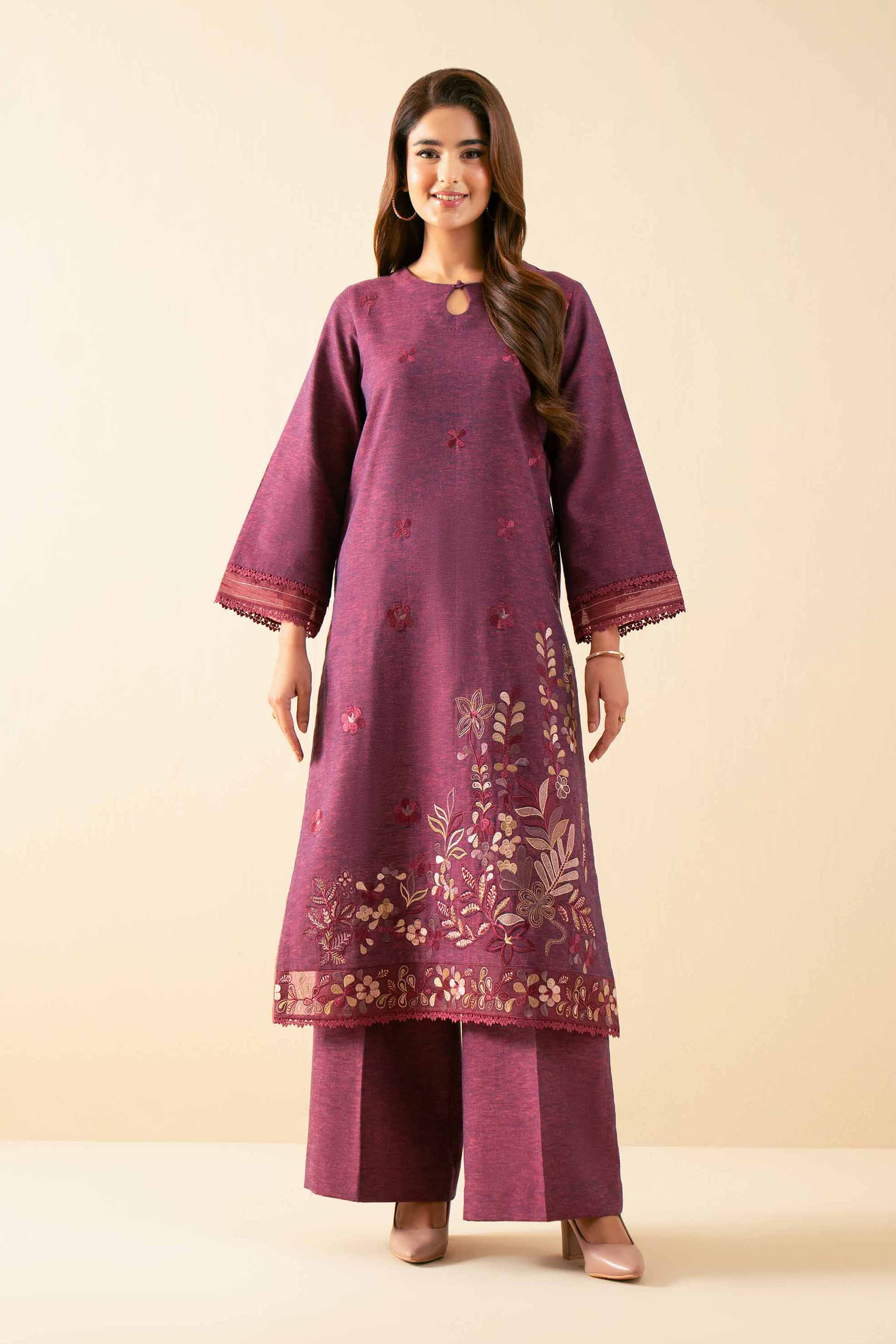 2 Piece - Embroidered Suit - 42502478 for Women - Unstitched Collection | Nishat | Shop Online