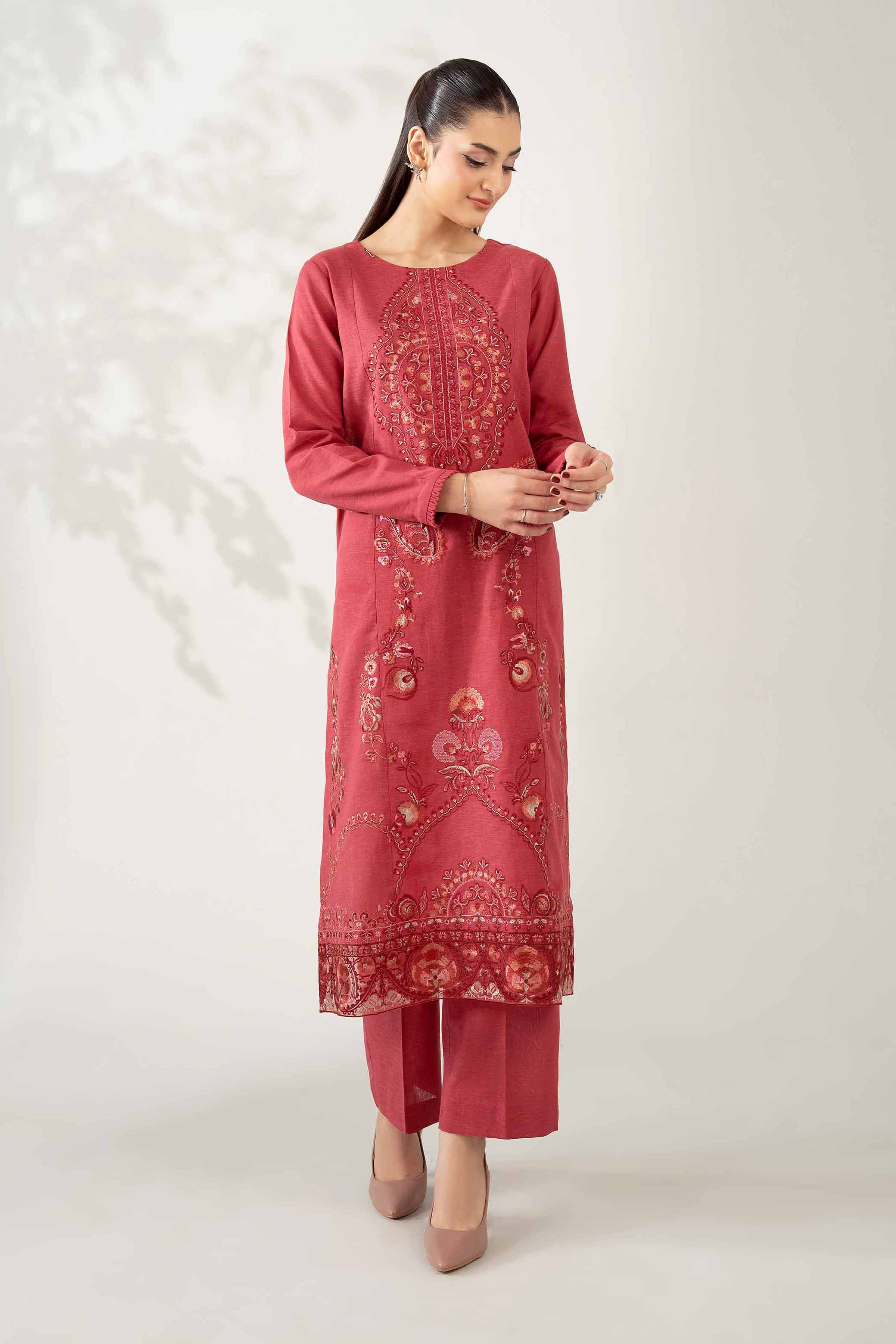 2 Piece - Embroidered Suit - 42502479 for Women - Unstitched Collection | Nishat | Shop Online