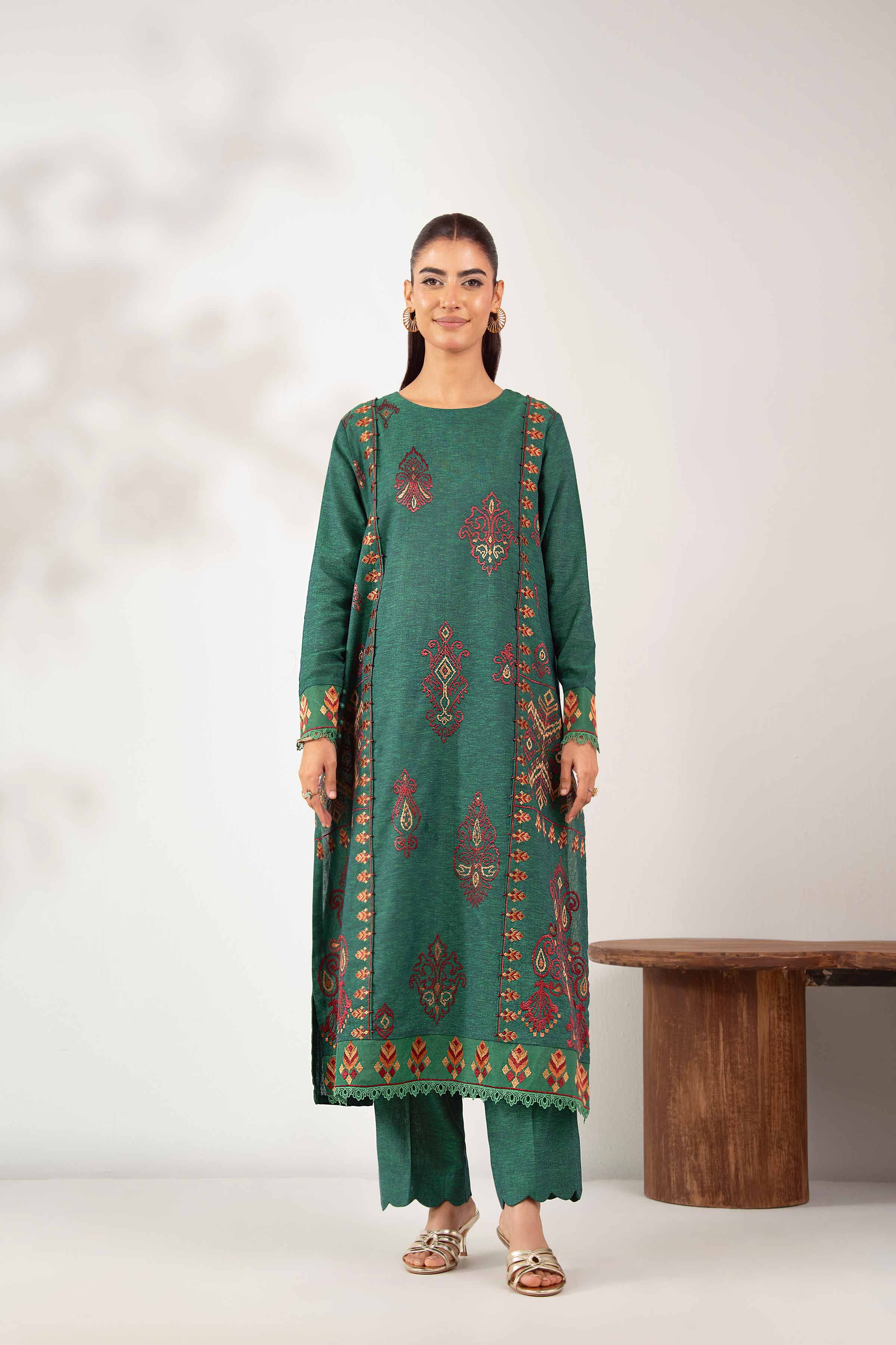 2 Piece - Embroidered Suit - 42502482 for Women - Unstitched Collection | Nishat | Shop Online