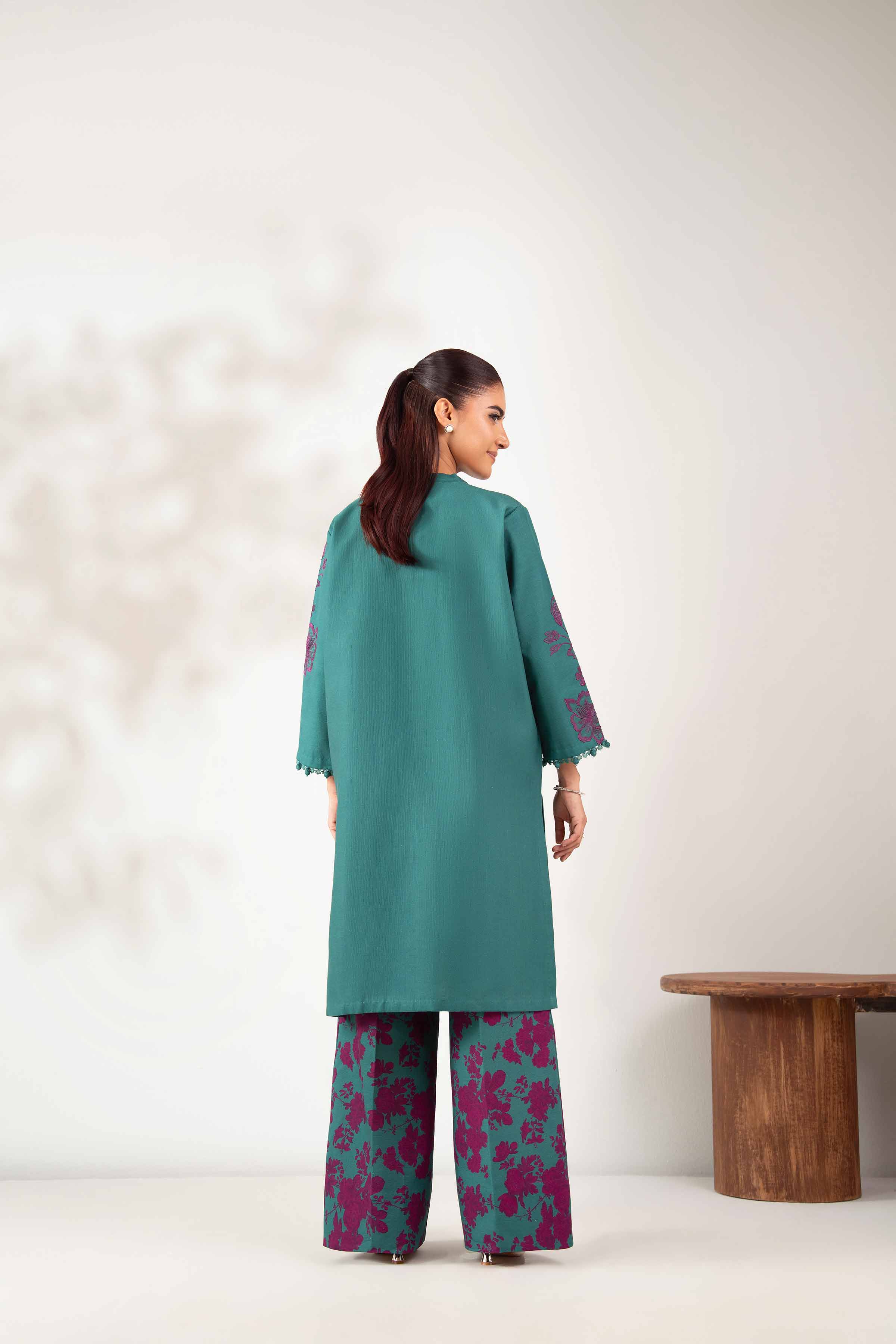 2 Piece - Printed Embroidered Suit - 42502486 for Women - Unstitched Collection | Nishat | Shop Online
