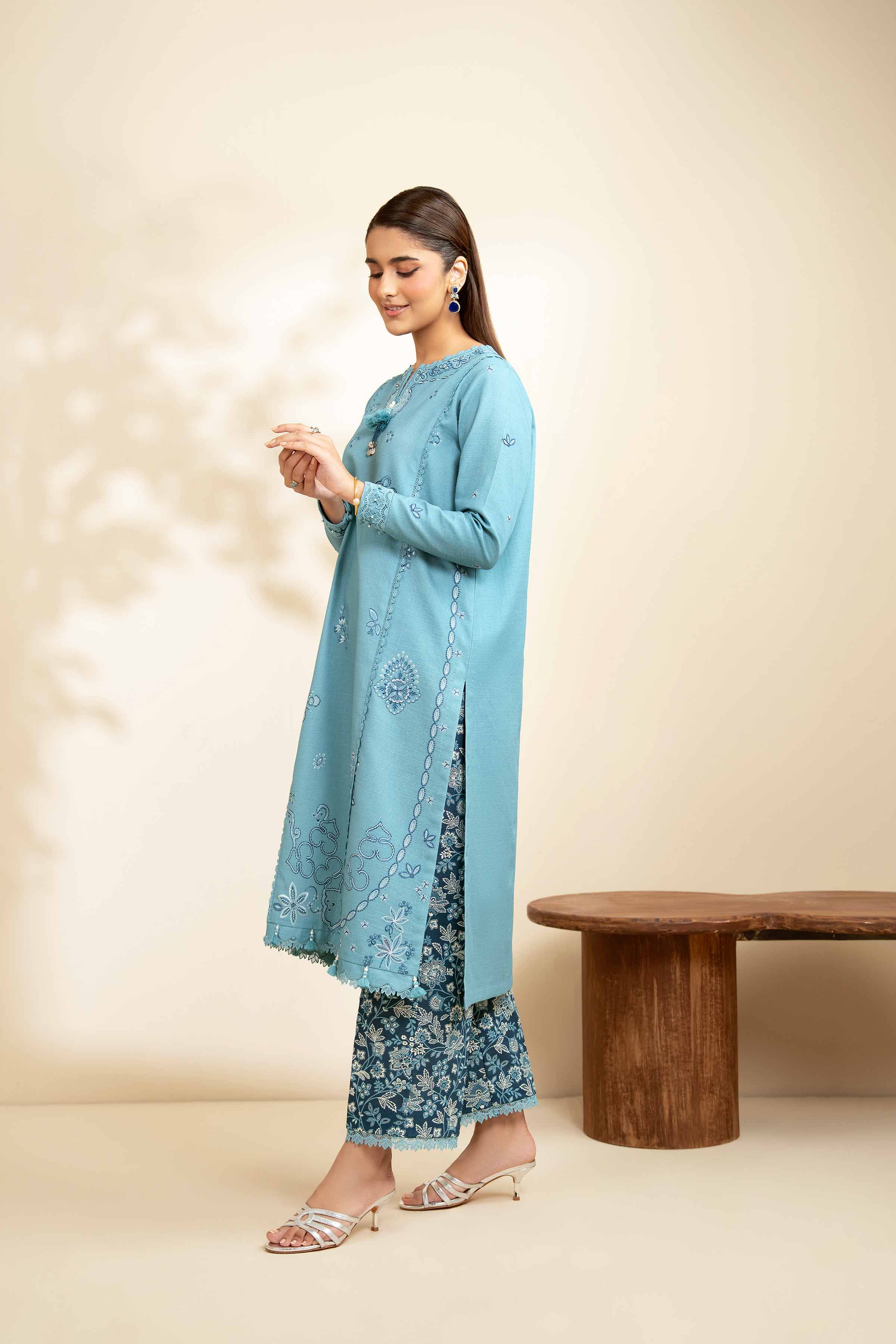 2 Piece - Printed Embroidered Suit - 42502491 for Women - Unstitched Collection | Nishat | Shop Online