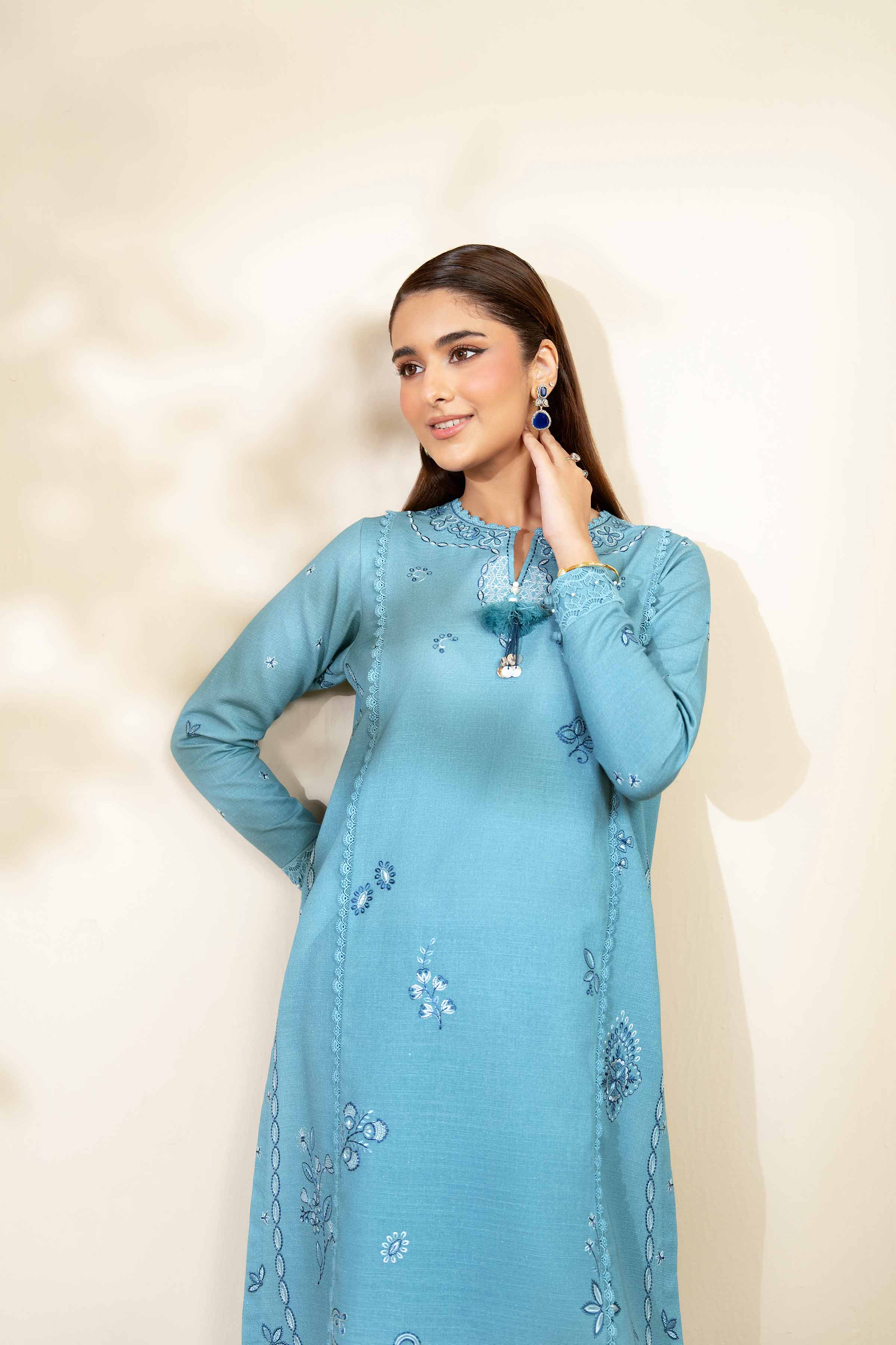 2 Piece - Printed Embroidered Suit - 42502491 for Women - Unstitched Collection | Nishat | Shop Online
