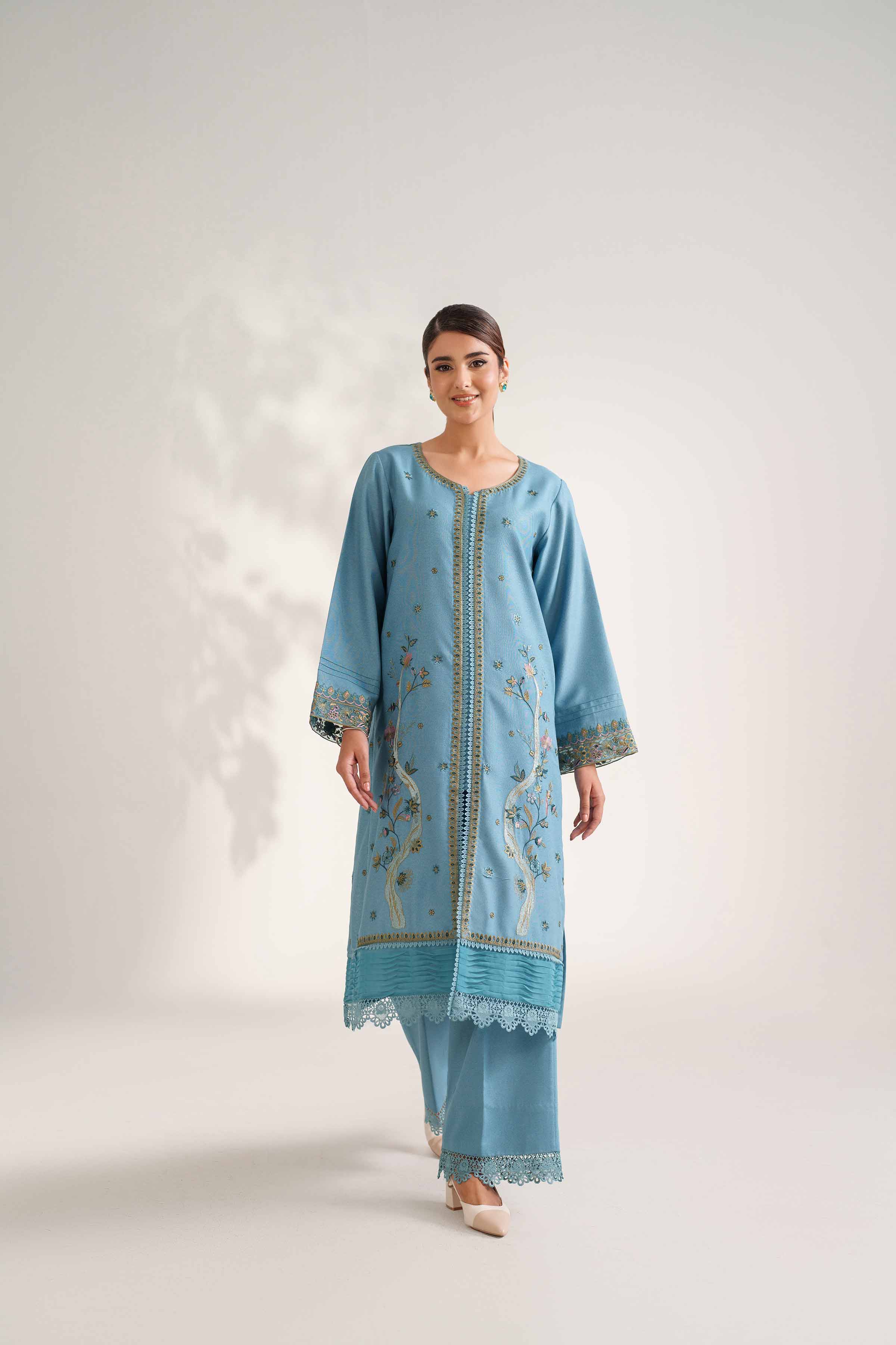 2 Piece - Embroidered Suit - 42502505 for Women - Unstitched Collection | Nishat | Shop Online