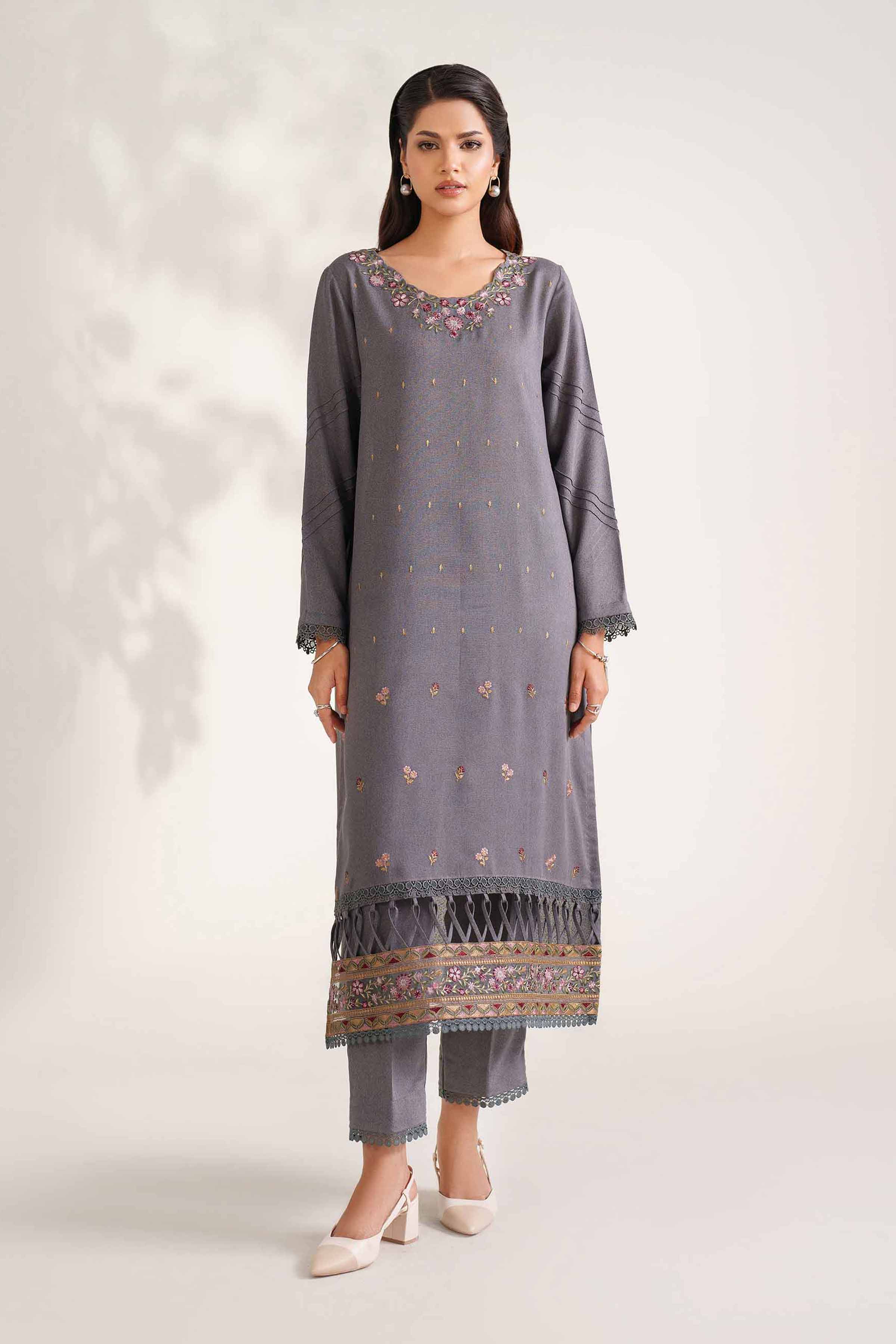 2 Piece - Embroidered Suit - 42502508 for Women - Unstitched Collection | Nishat | Shop Online