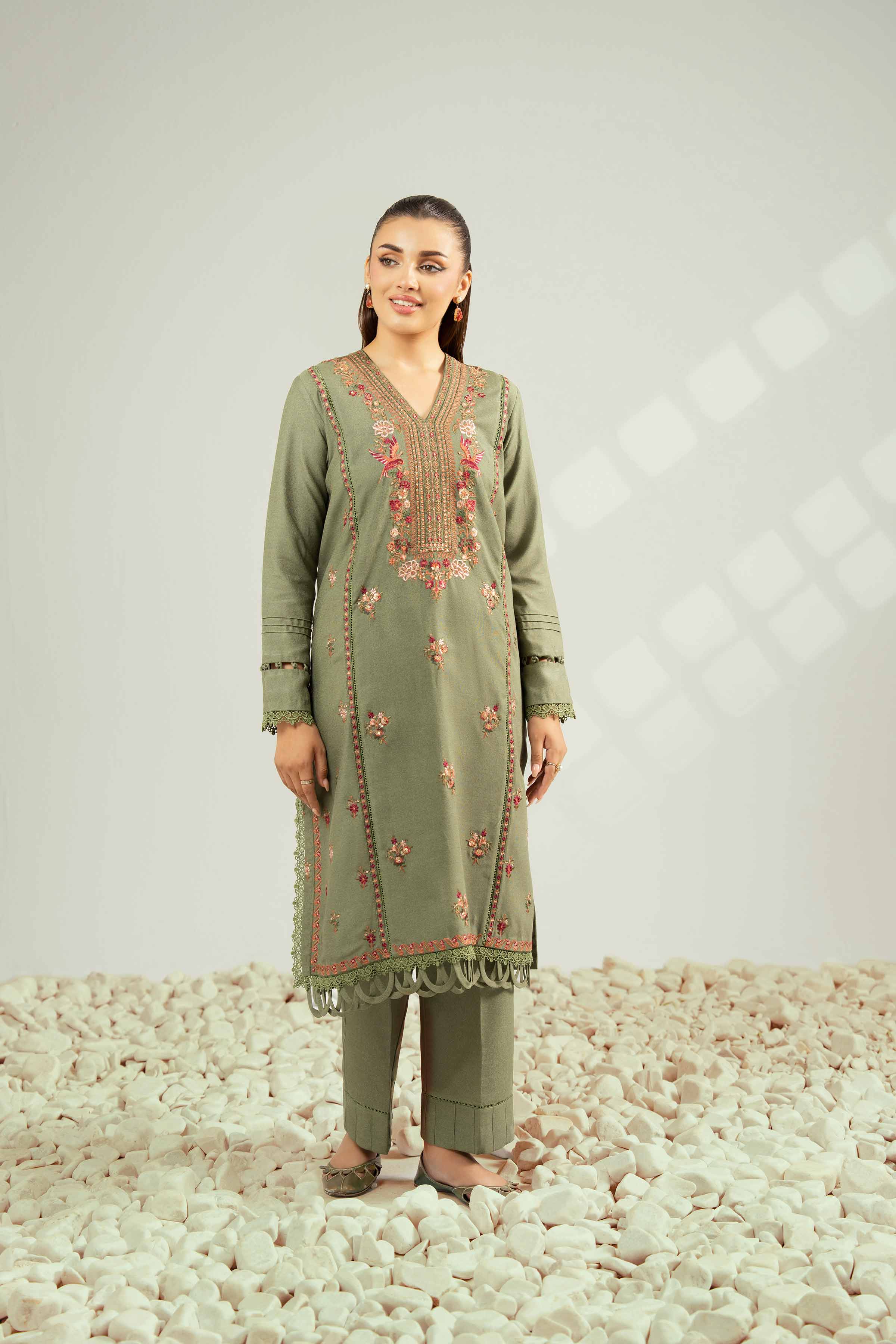 2 Piece - Embroidered Suit - 42502510 for Women - Unstitched Collection | Nishat | Shop Online