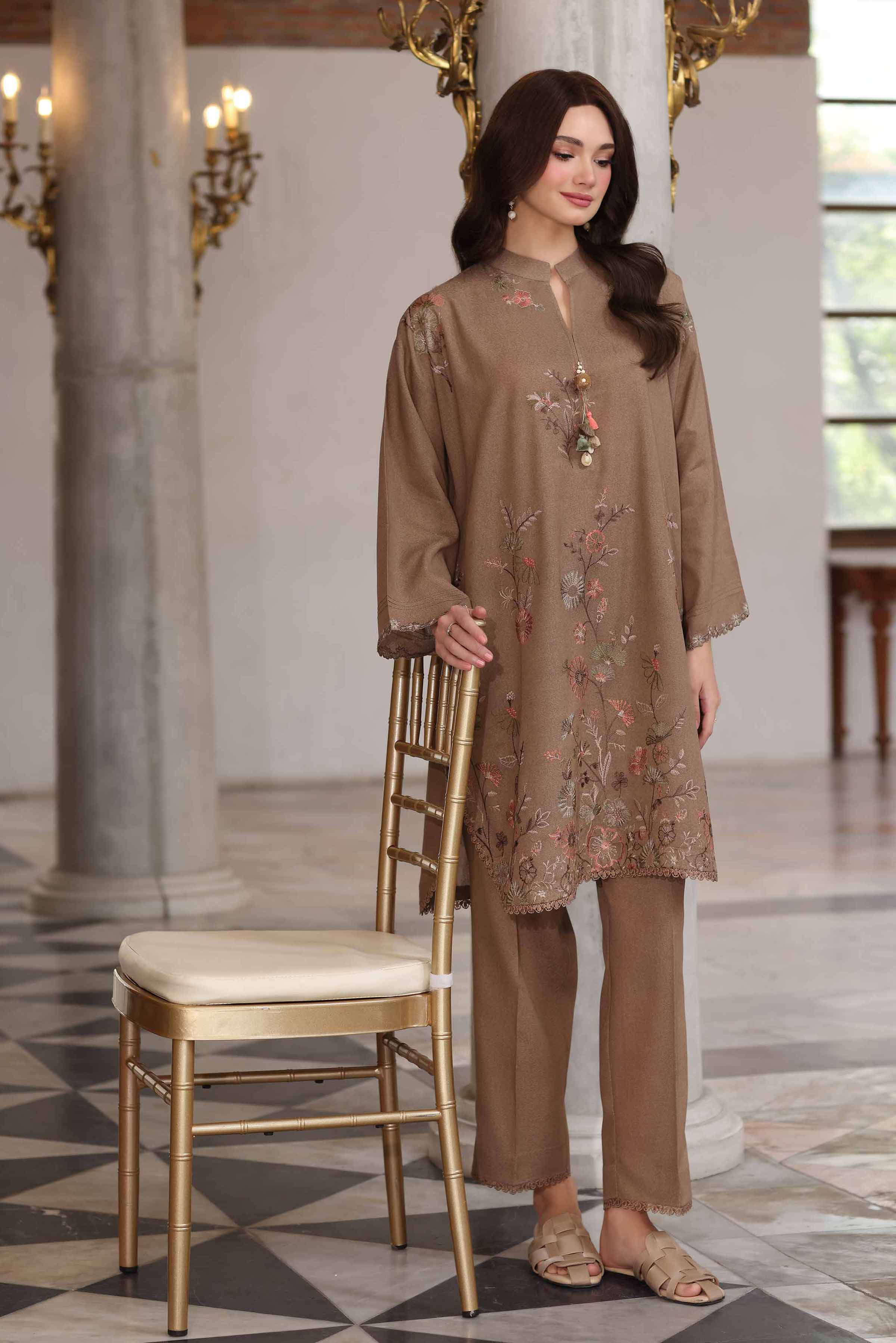 2 Piece - Embroidered Suit - 42502511 for Women - Unstitched Collection | Nishat | Shop Online