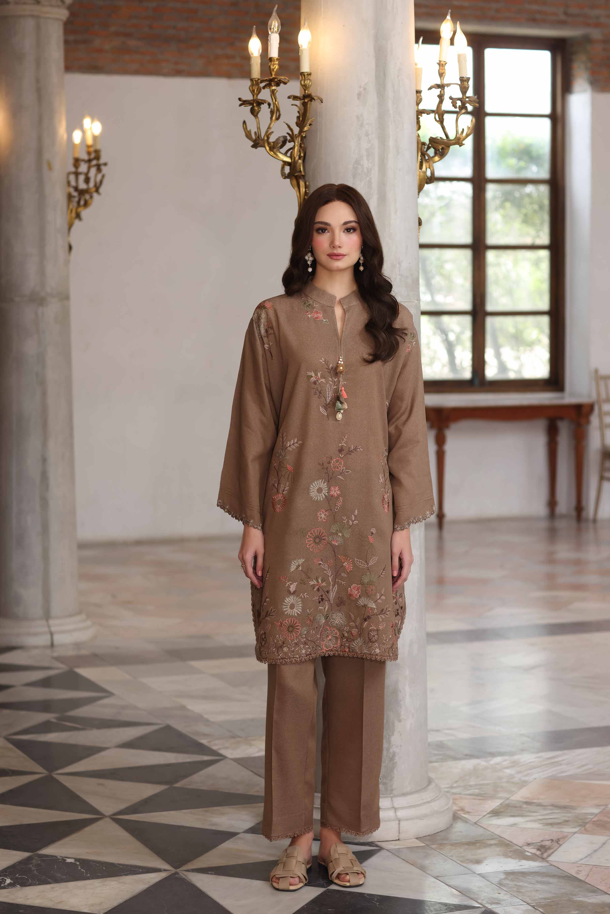 2 Piece - Embroidered Suit - 42502511 for Women - Unstitched Collection | Nishat | Shop Online
