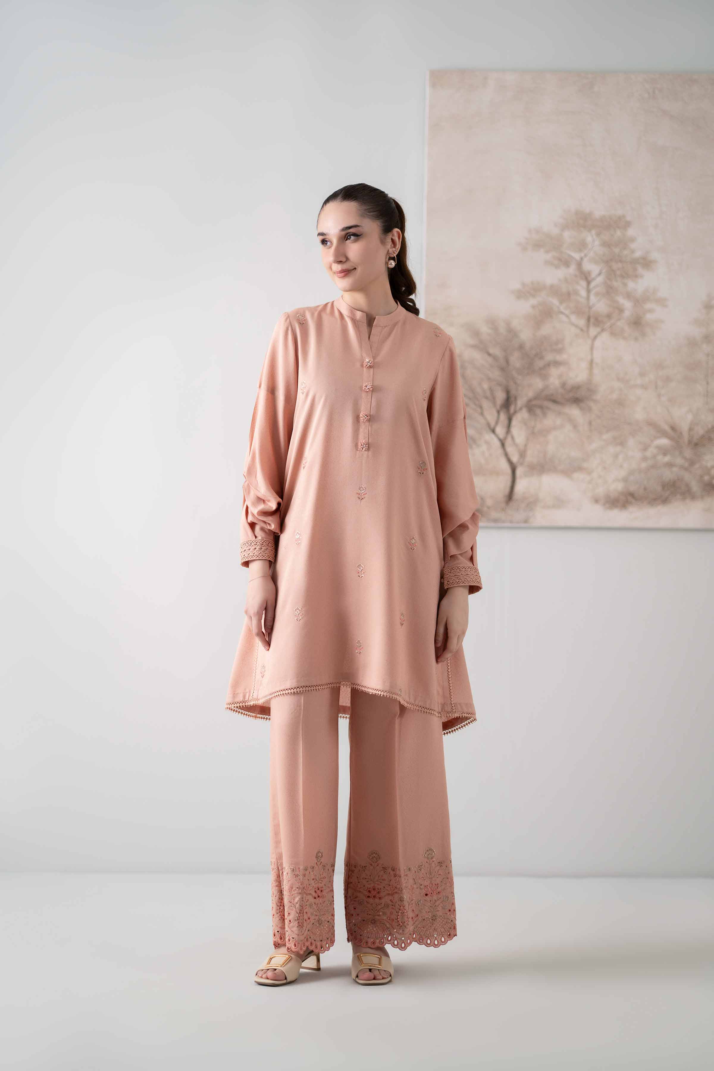 2 Piece - Embroidered Suit - 42502512 for Women - Unstitched Collection | Nishat | Shop Online