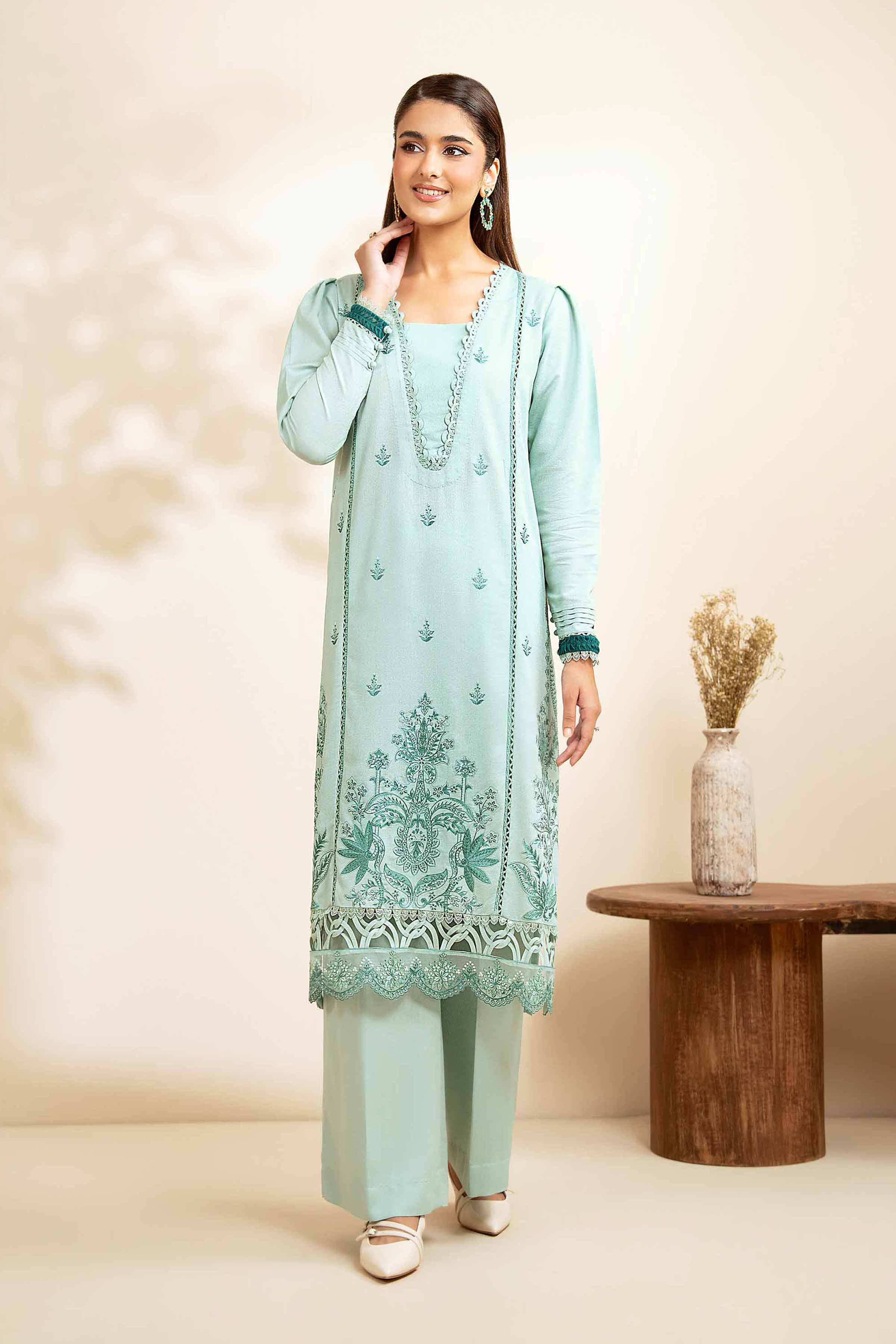 2 Piece - Embroidered Suit - 42502513 for Women - Unstitched Collection | Nishat | Shop Online