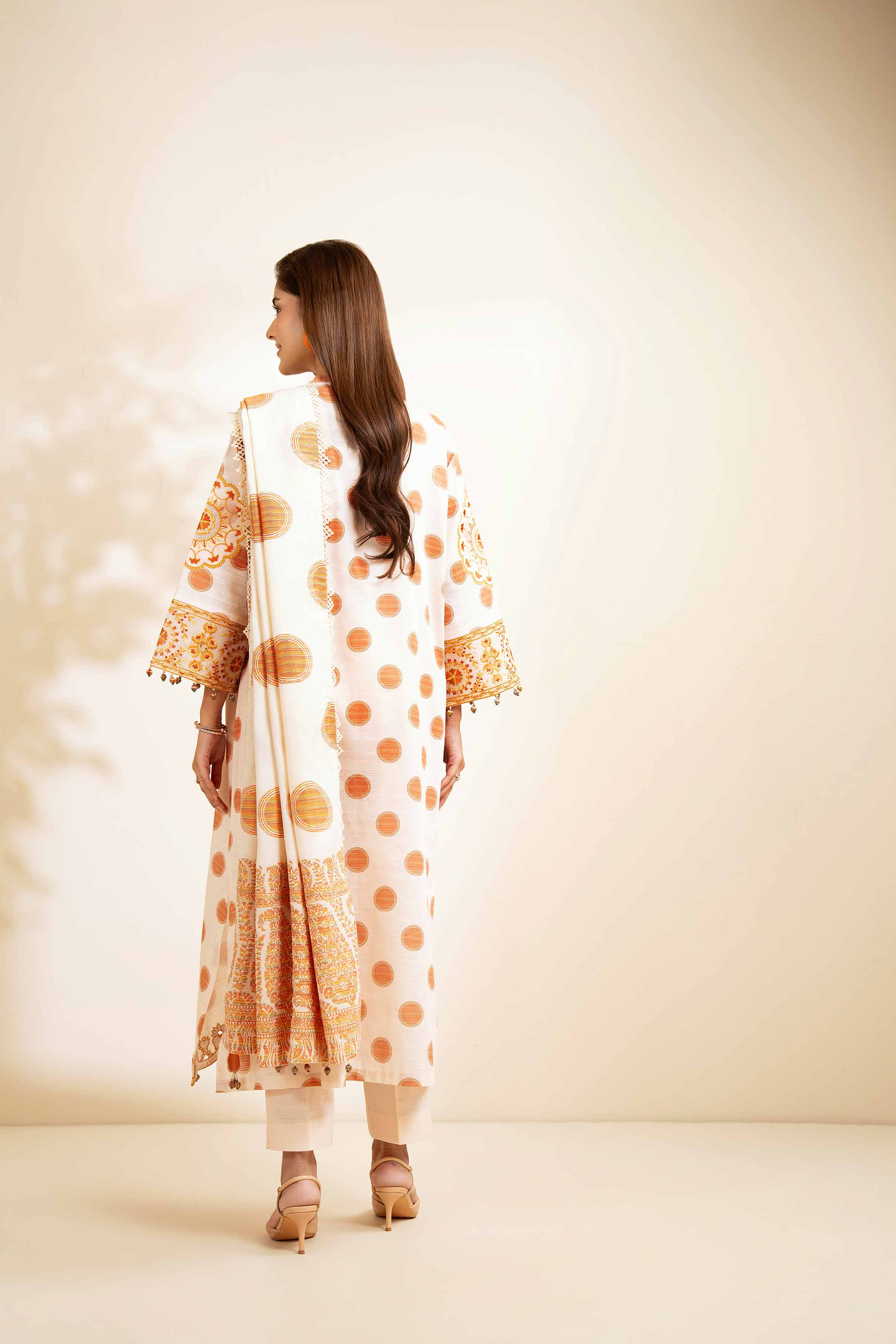 3 Piece - Printed Embroidered Suit - 42502515 for Women - Unstitched Collection | Nishat | Shop Online