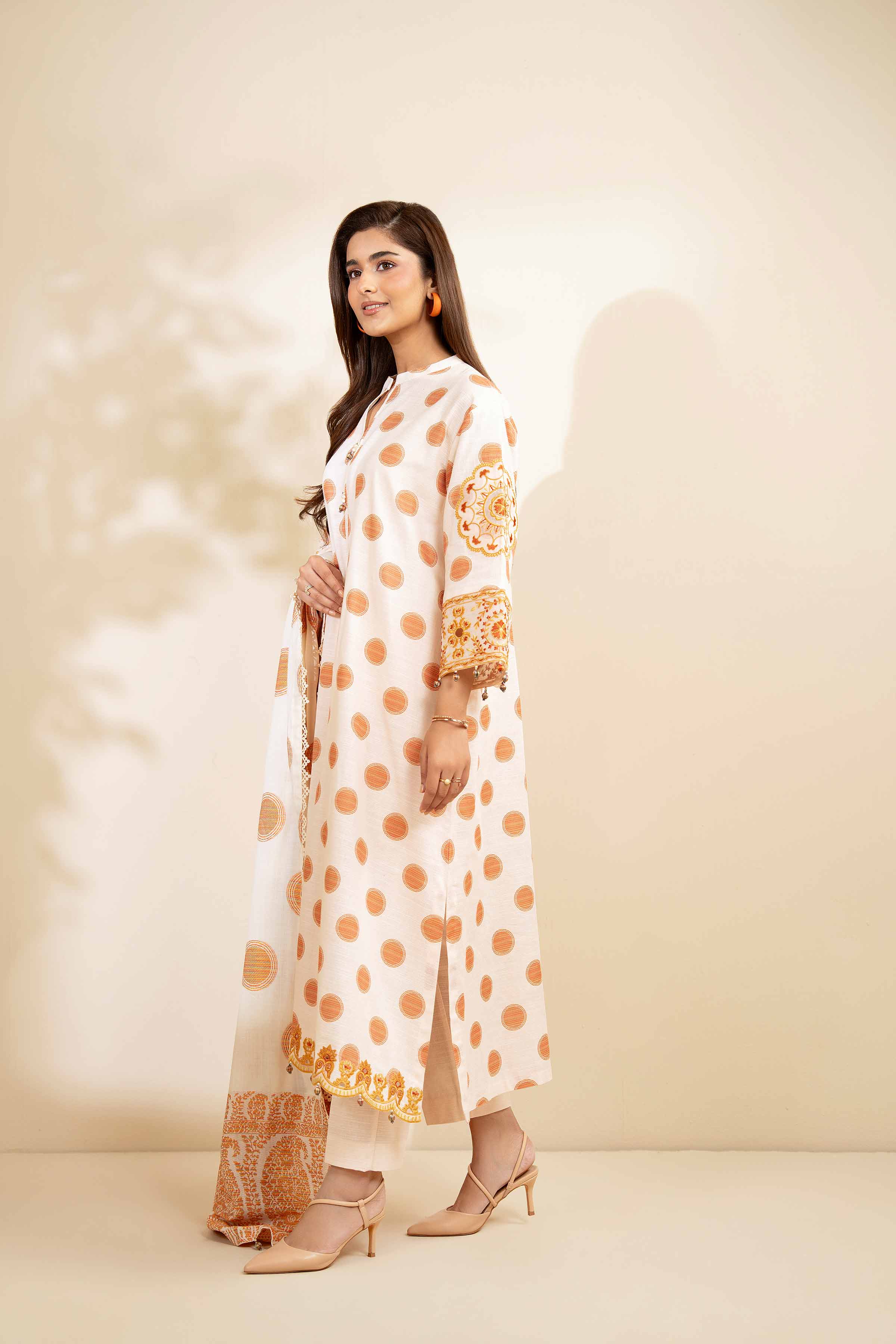 3 Piece - Printed Embroidered Suit - 42502515 for Women - Unstitched Collection | Nishat | Shop Online