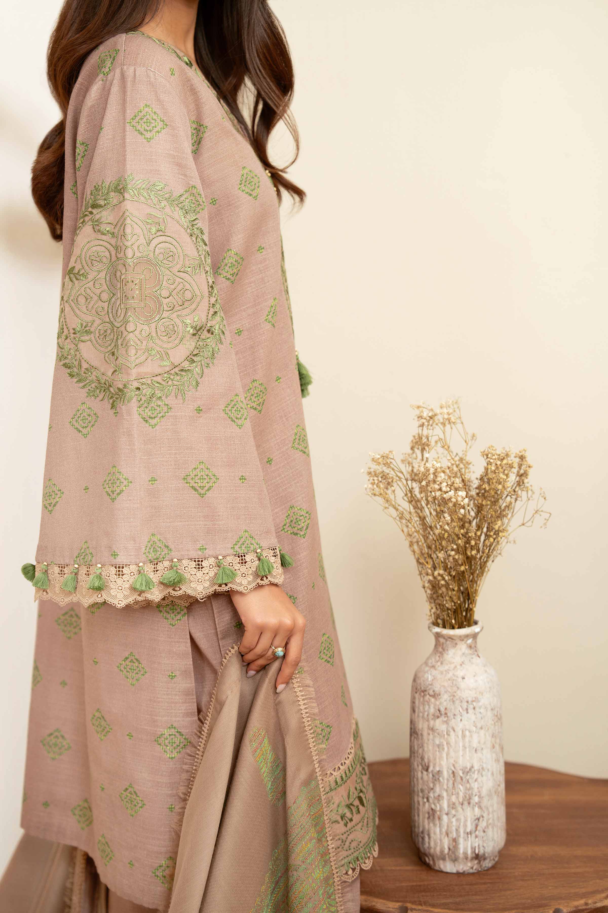 3 Piece - Printed Embroidered Suit - 42502519 for Women - Unstitched Collection | Nishat | Shop Online