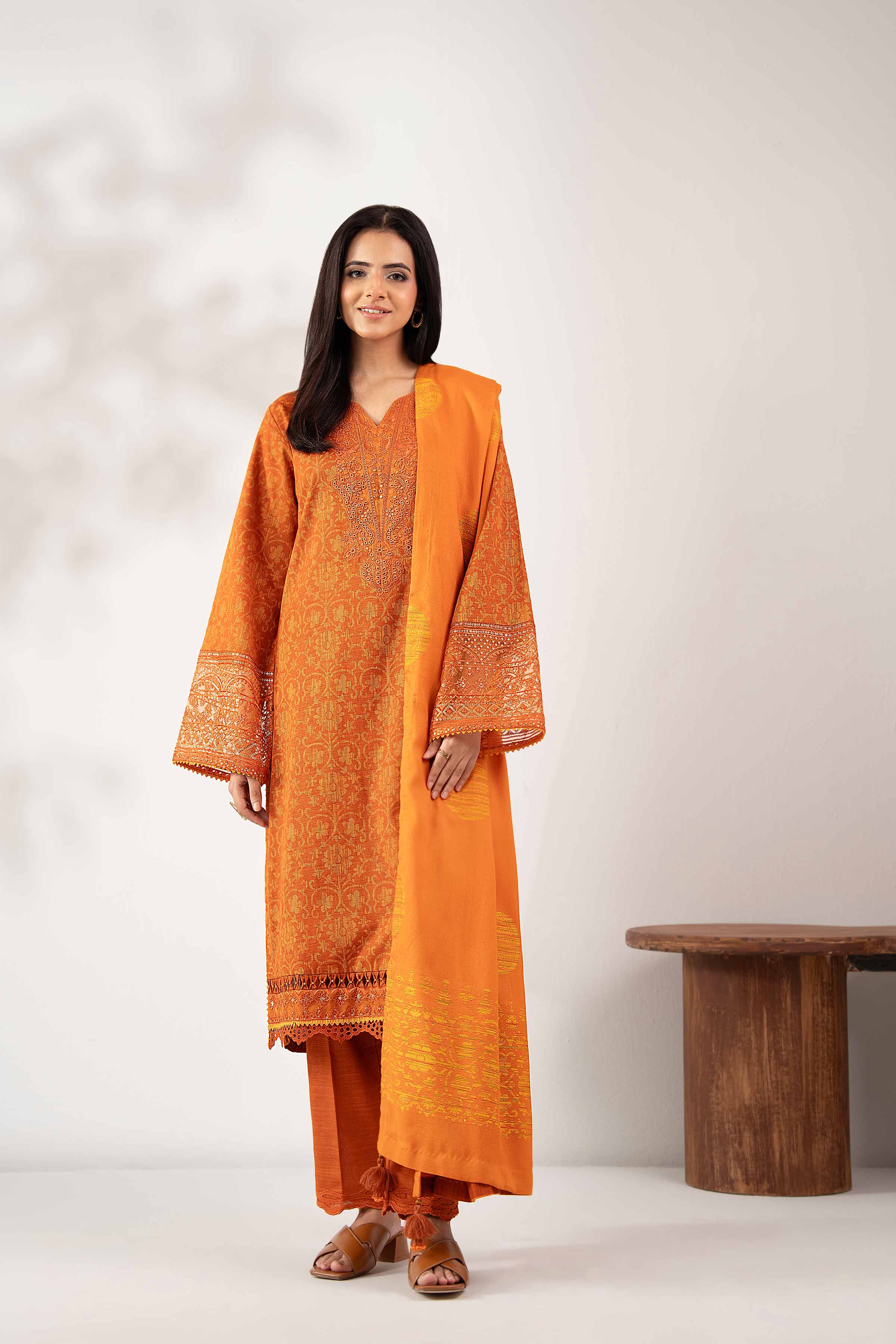 3 Piece - Printed Embroidered Suit - 42502521 for Women - Unstitched Collection | Nishat | Shop Online