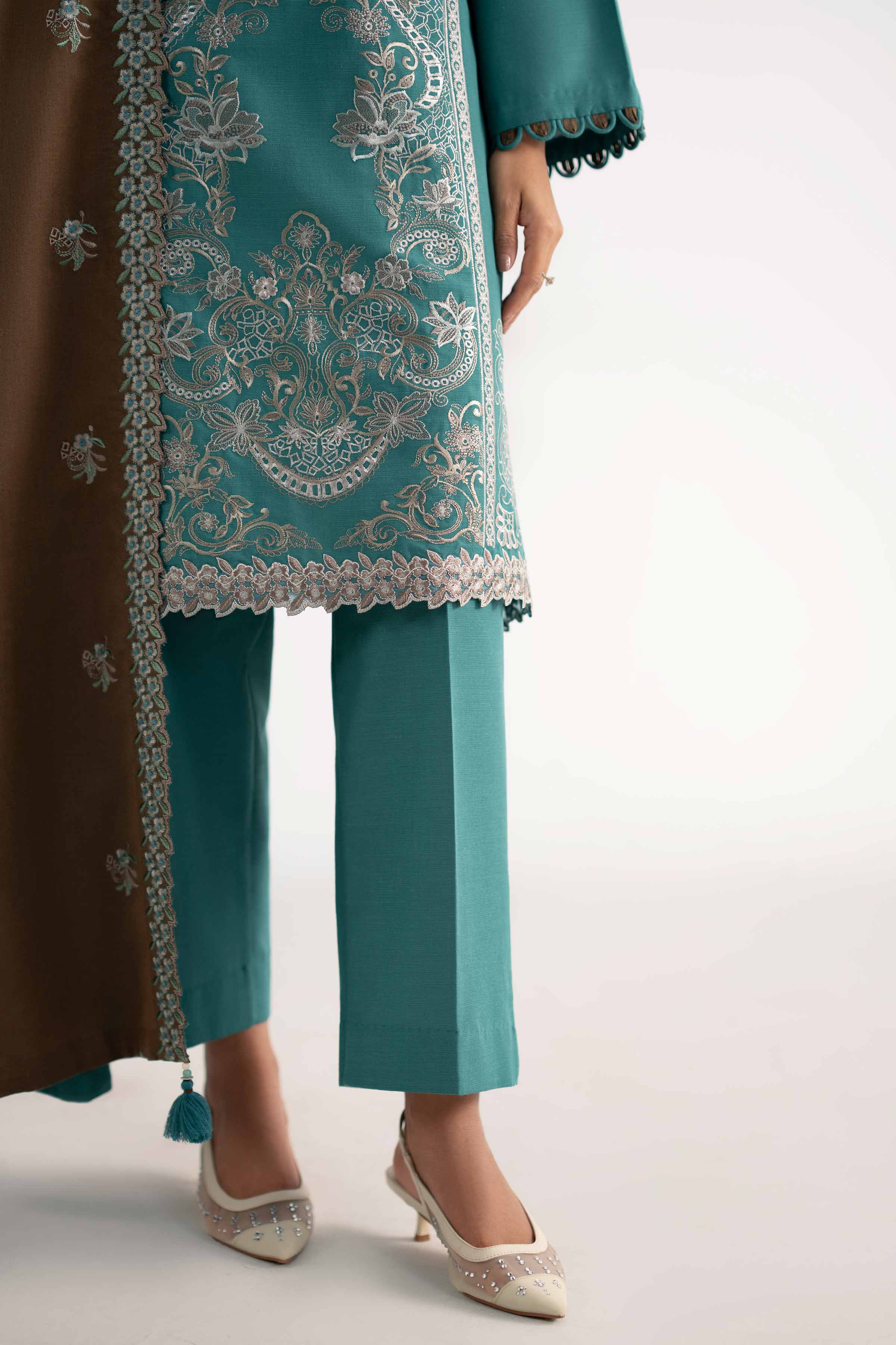 3 Piece - Embroidered Suit - 42502524 for Women - Unstitched Collection | Nishat | Shop Online
