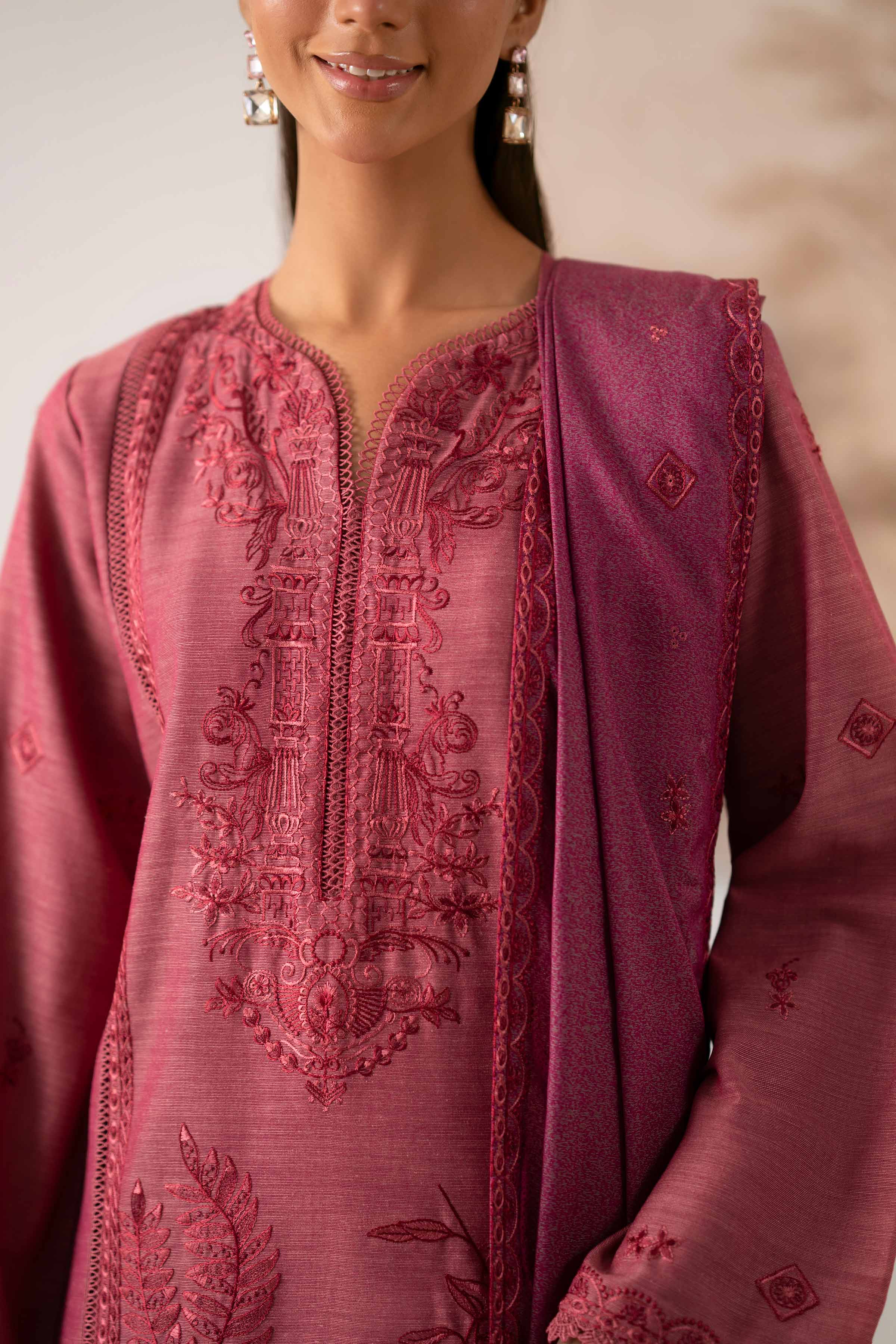 3 Piece - Embroidered Suit - 42502526 for Women - Unstitched Collection | Nishat | Shop Online