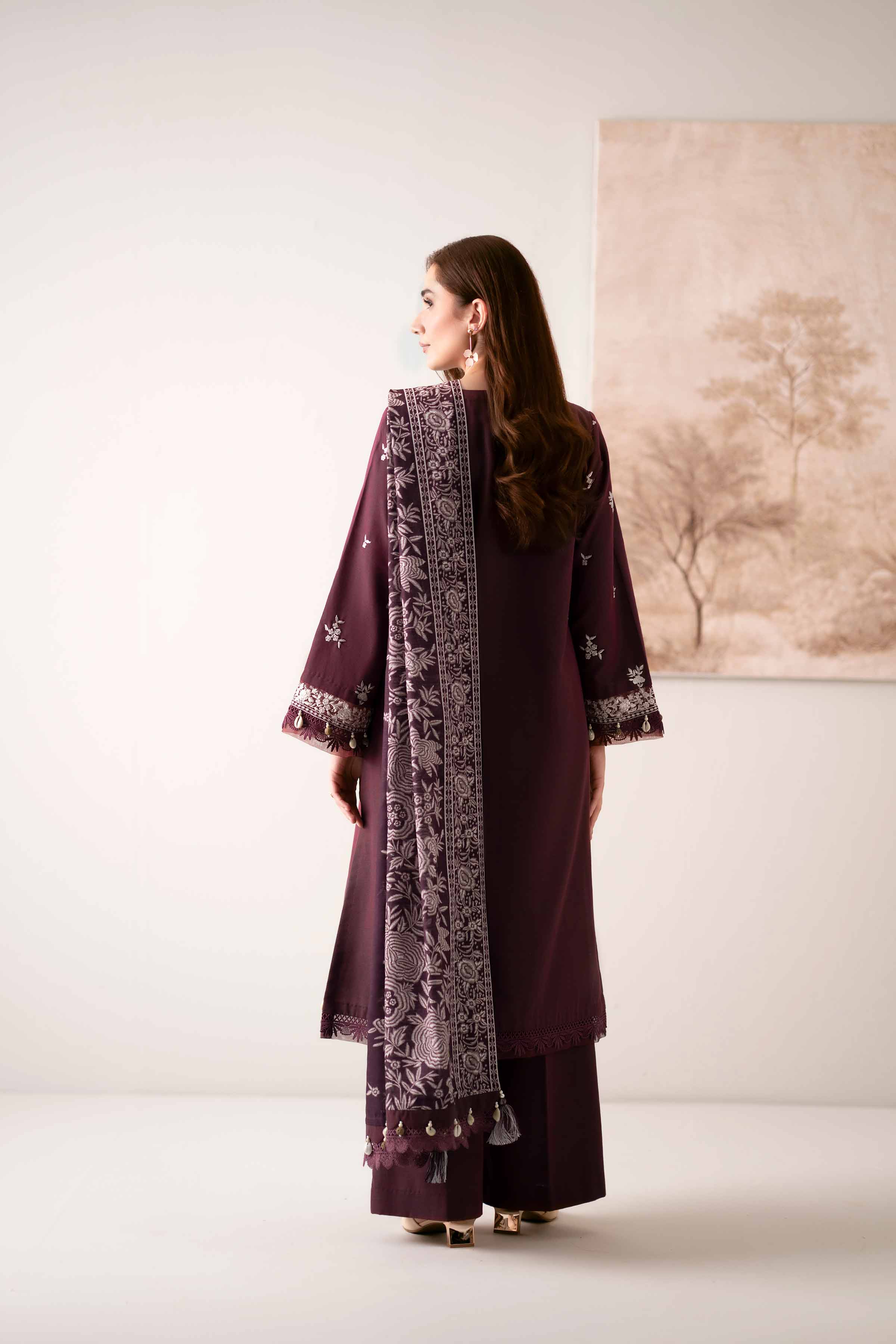 3 Piece - Printed Embroidered Suit - 42502540 for Women - Unstitched Collection | Nishat | Shop Online