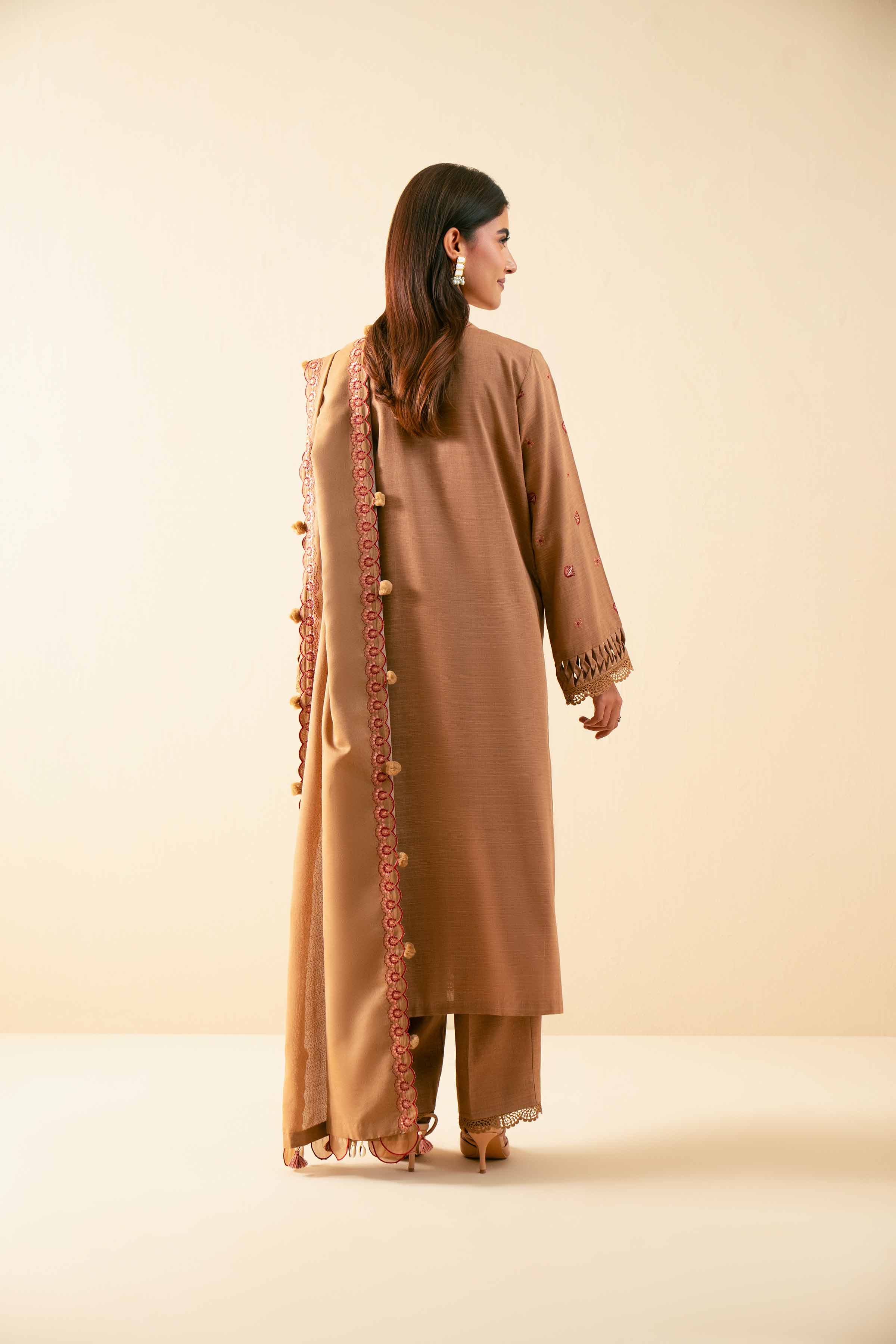 3 Piece - Embroidered Suit - 42502564 for Women - Unstitched Collection | Nishat | Shop Online
