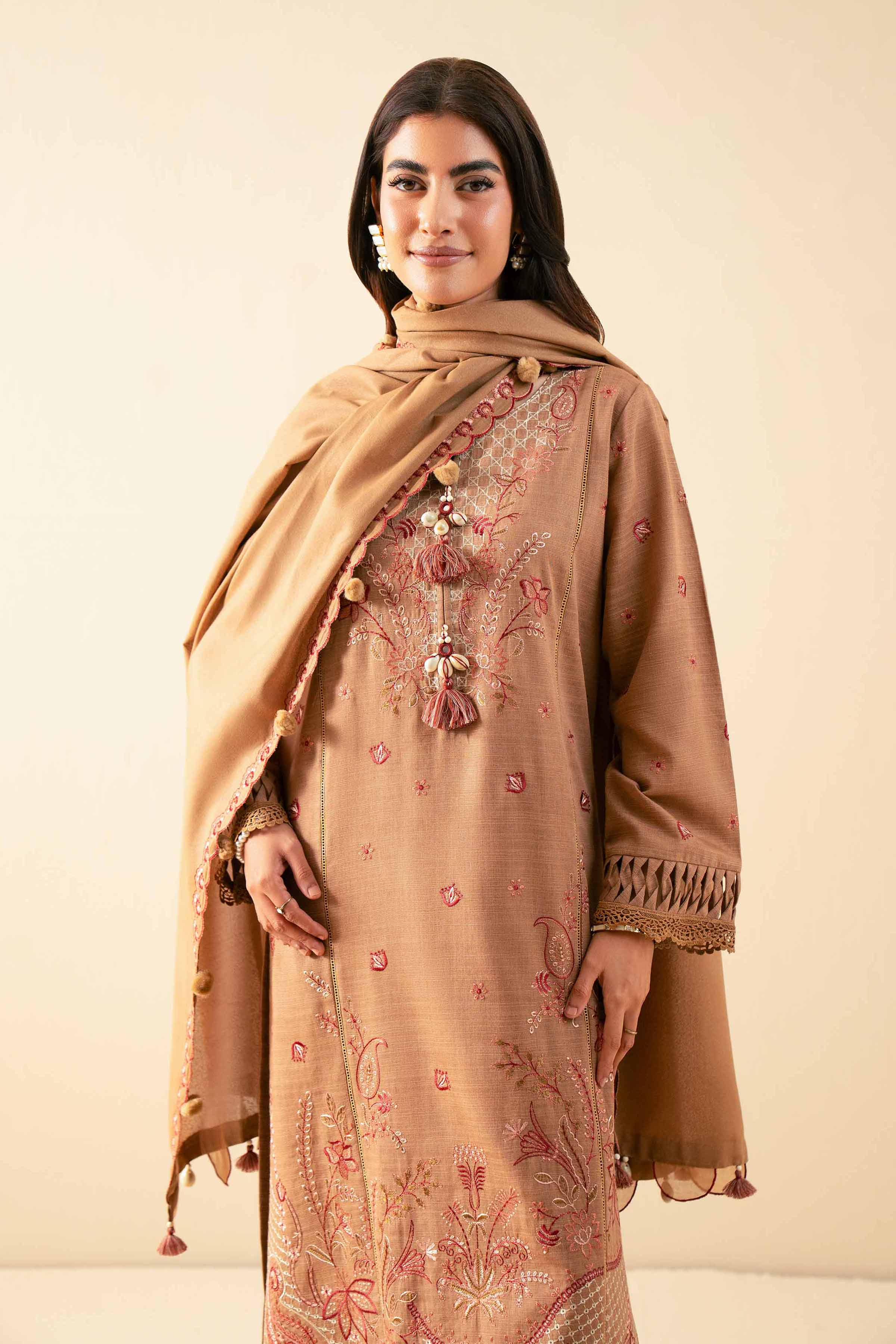 3 Piece - Embroidered Suit - 42502564 for Women - Unstitched Collection | Nishat | Shop Online
