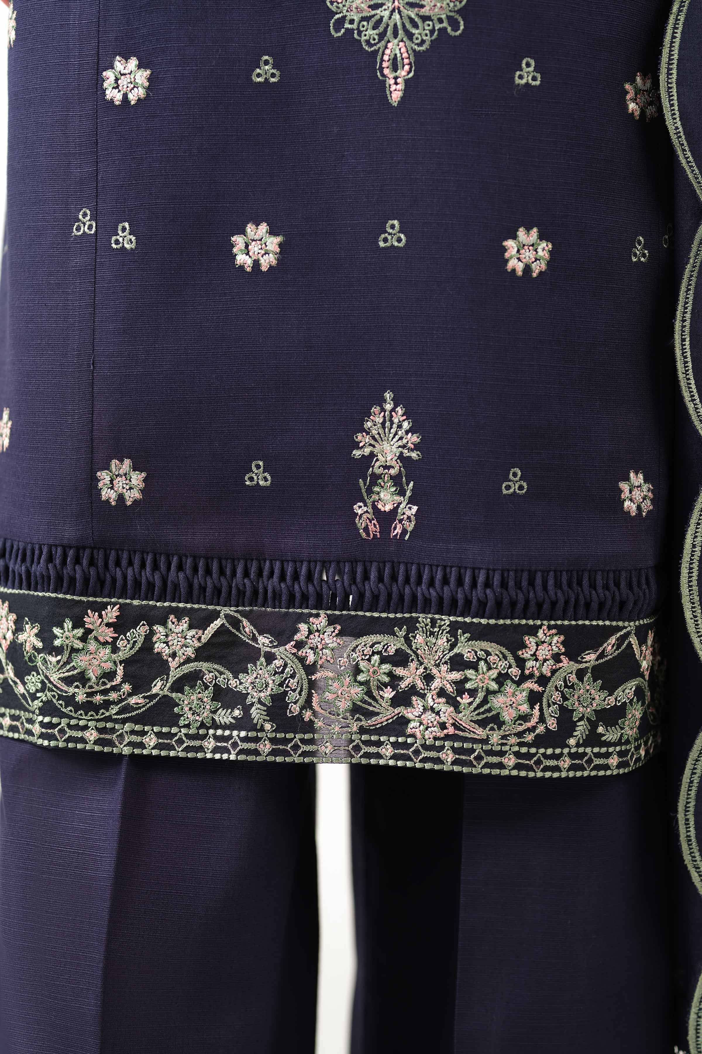 3 Piece - Embroidered Suit - 42502566 for Women - Unstitched Collection | Nishat | Shop Online
