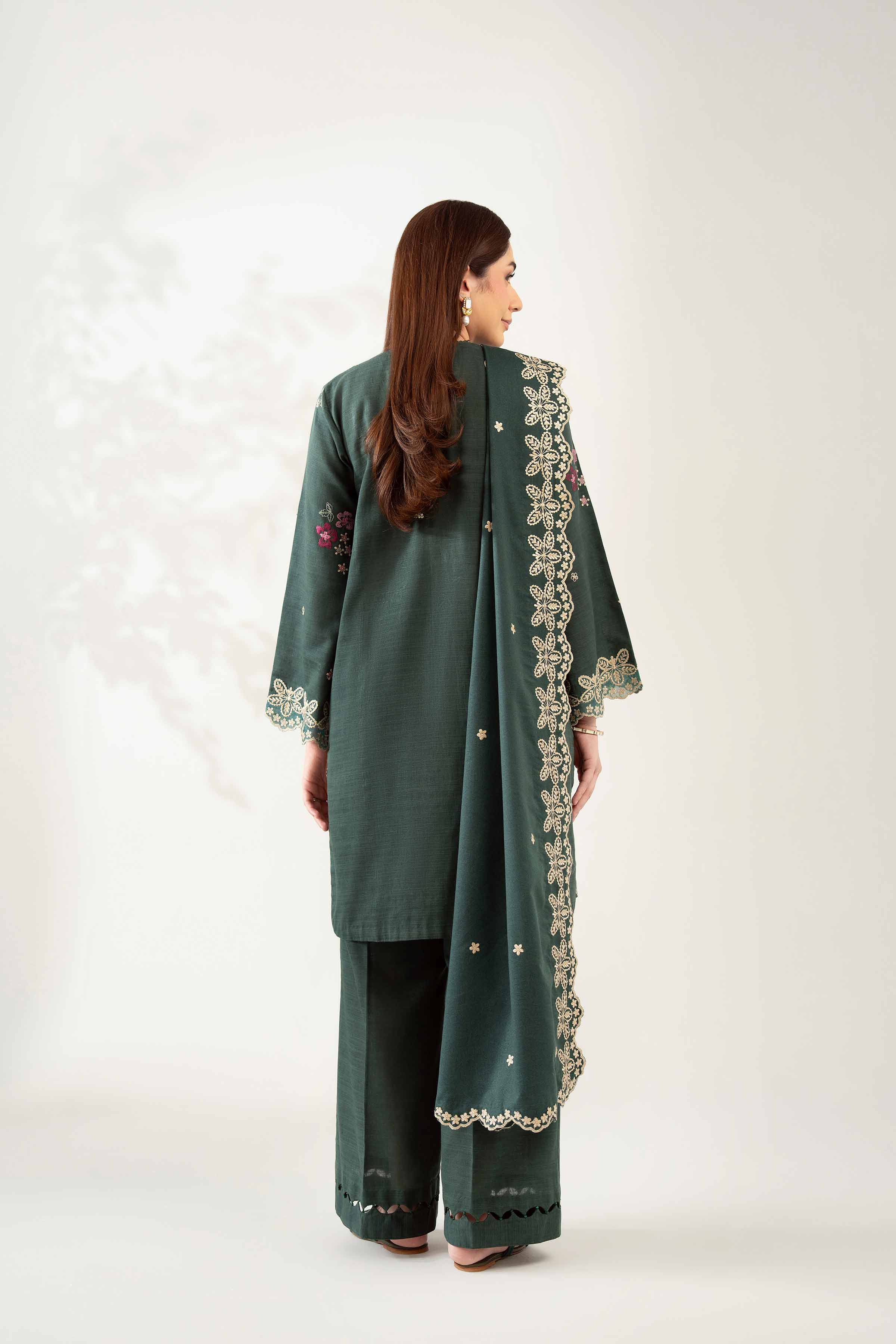 3 Piece - Embroidered Suit - 42502571 for Women - Unstitched Collection | Nishat | Shop Online