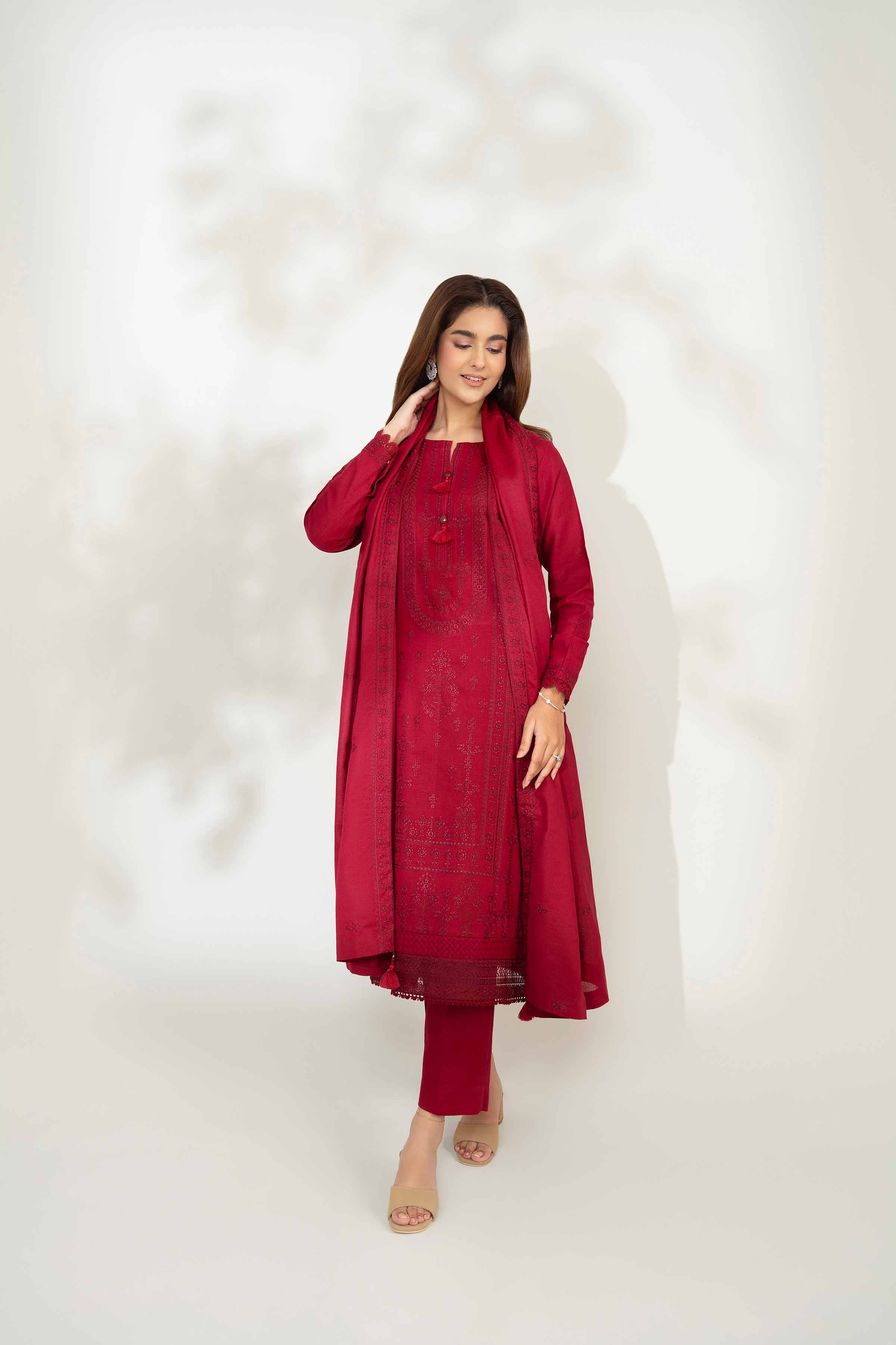 3 Piece - Embroidered Suit - 42502572 for Women - Unstitched Collection | Nishat | Shop Online