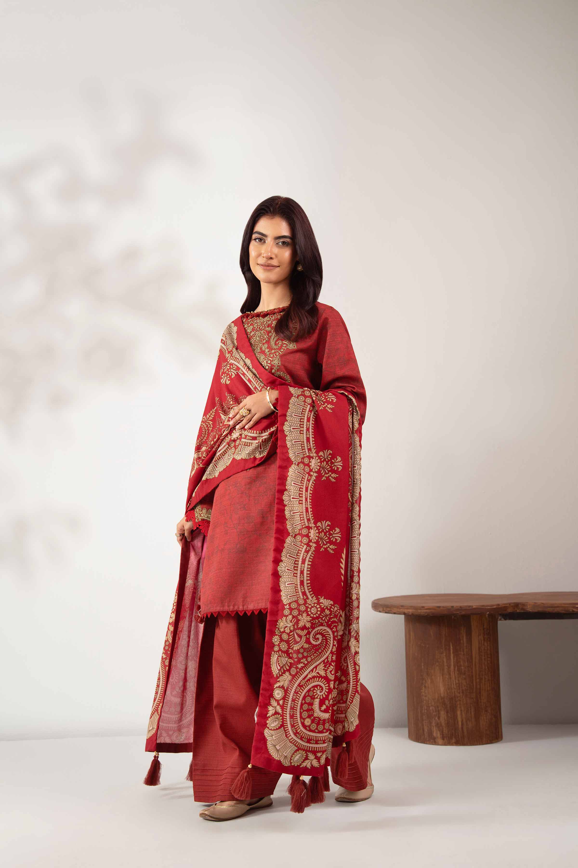 3 Piece - Digital Printed Embroidered Suit - 42502575 for Women - Unstitched Collection | Nishat | Shop Online