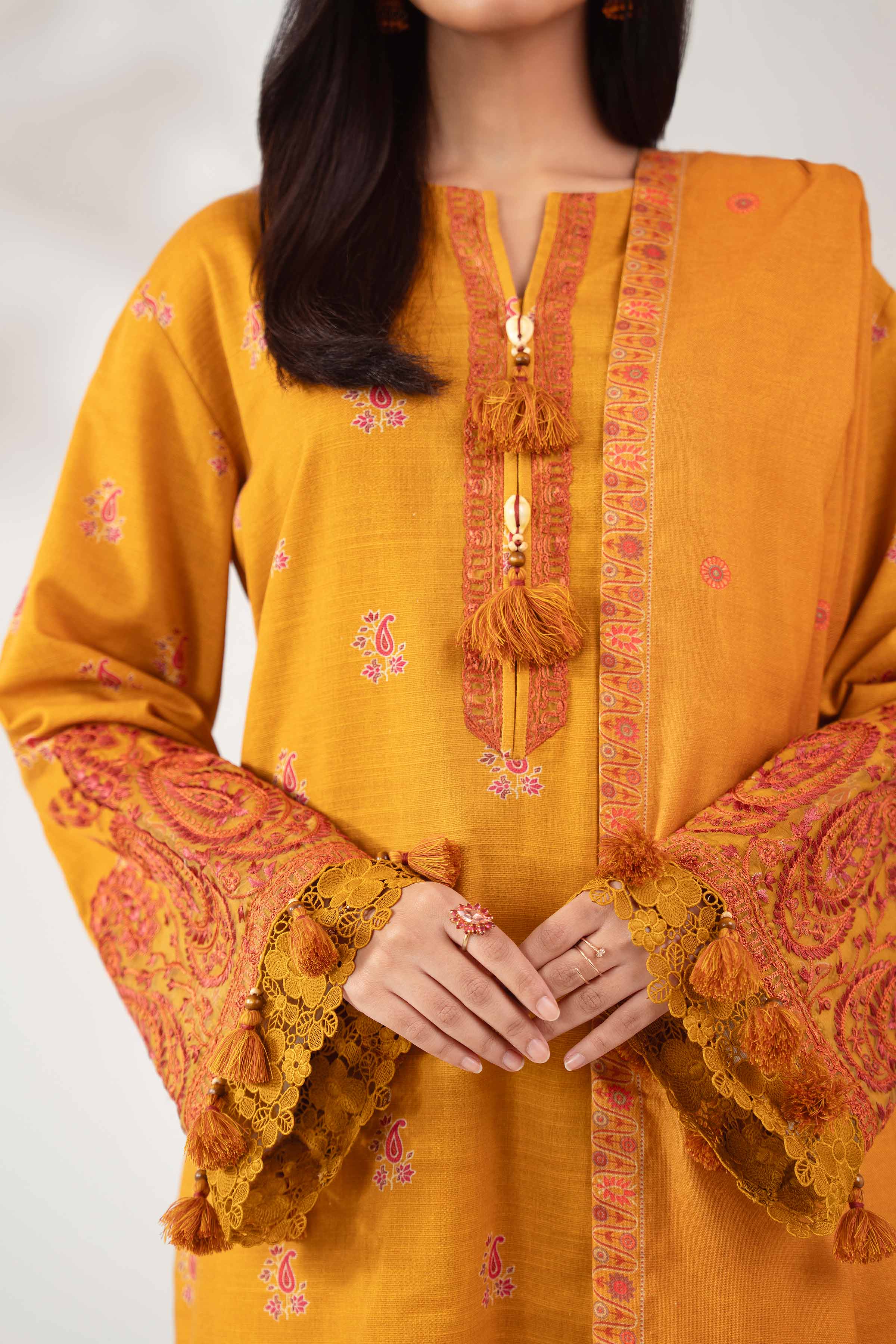 3 Piece - Digital Printed Embroidered Suit - 42502576 for Women - Unstitched Collection | Nishat | Shop Online