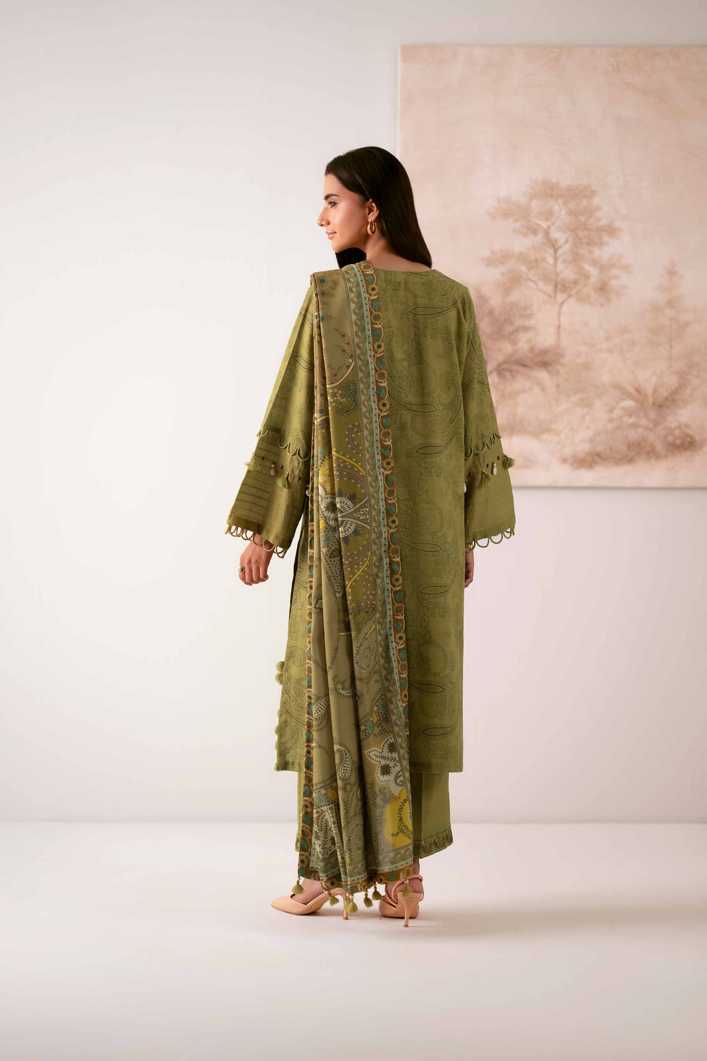 3 Piece - Digital Printed Embroidered Suit - 42502582 for Women - Unstitched Collection | Nishat | Shop Online