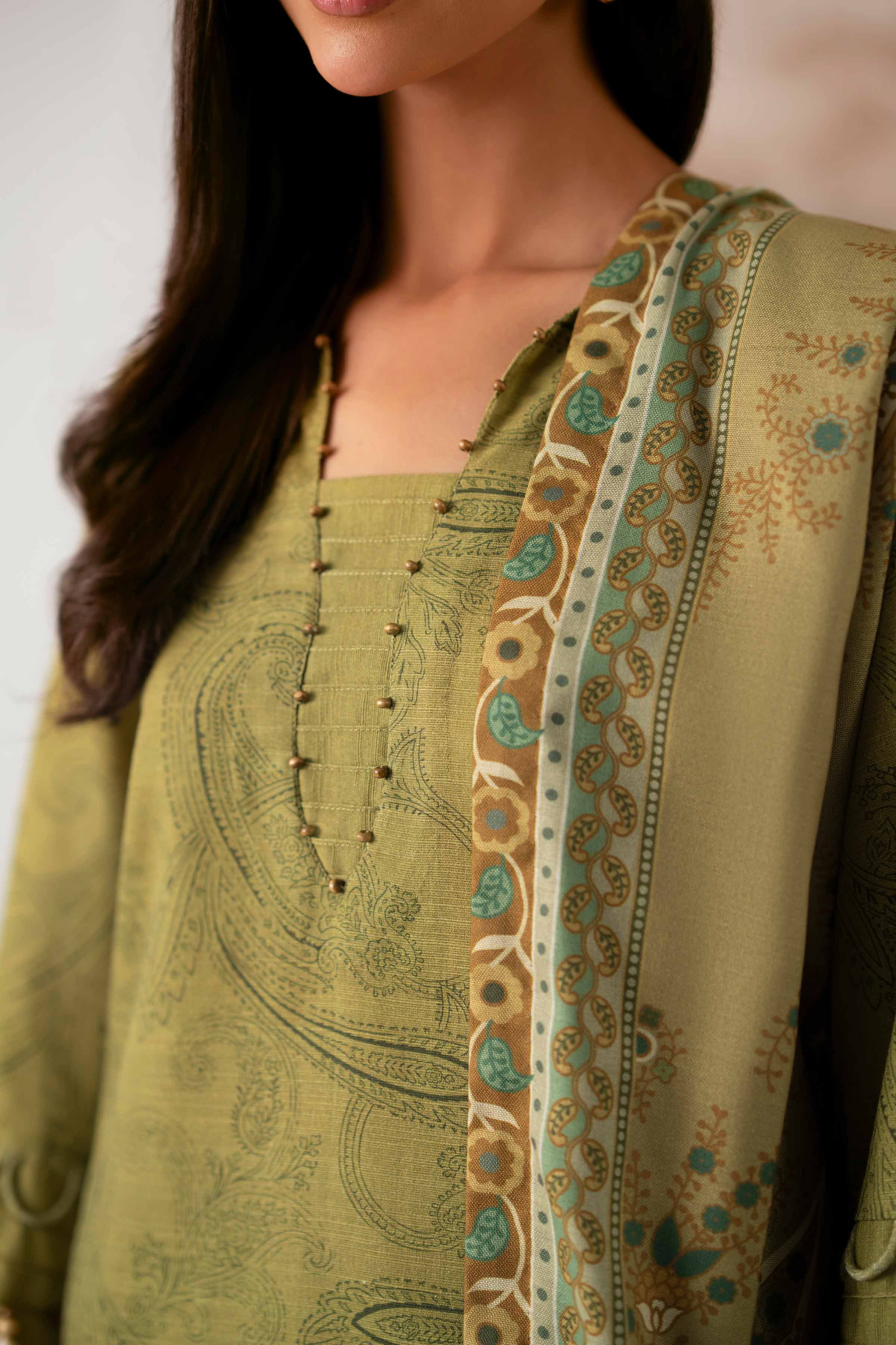 3 Piece - Digital Printed Embroidered Suit - 42502582 for Women - Unstitched Collection | Nishat | Shop Online