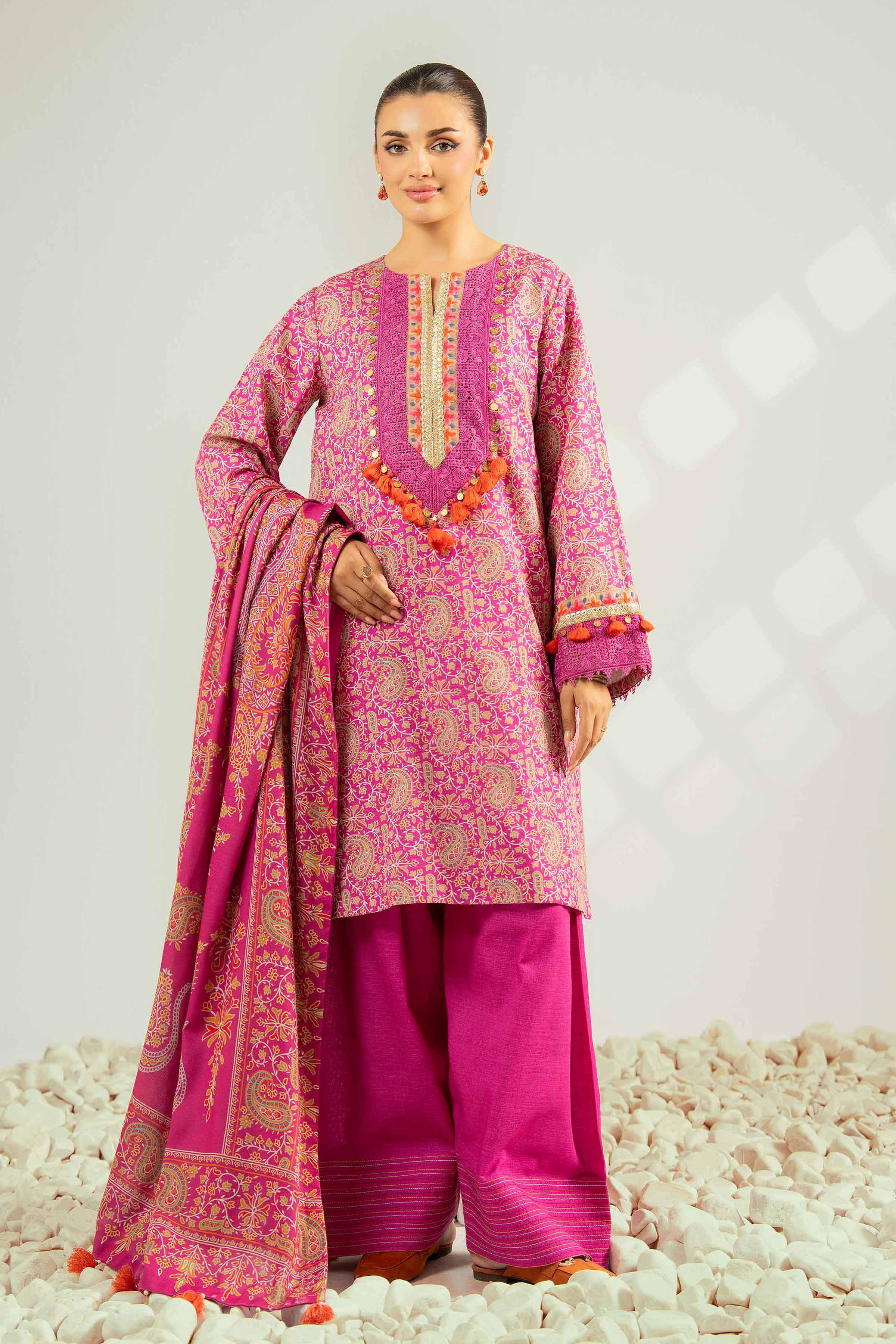 3 Piece - Digital Printed Suit - 42502584 for Women - Unstitched Collection | Nishat | Shop Online