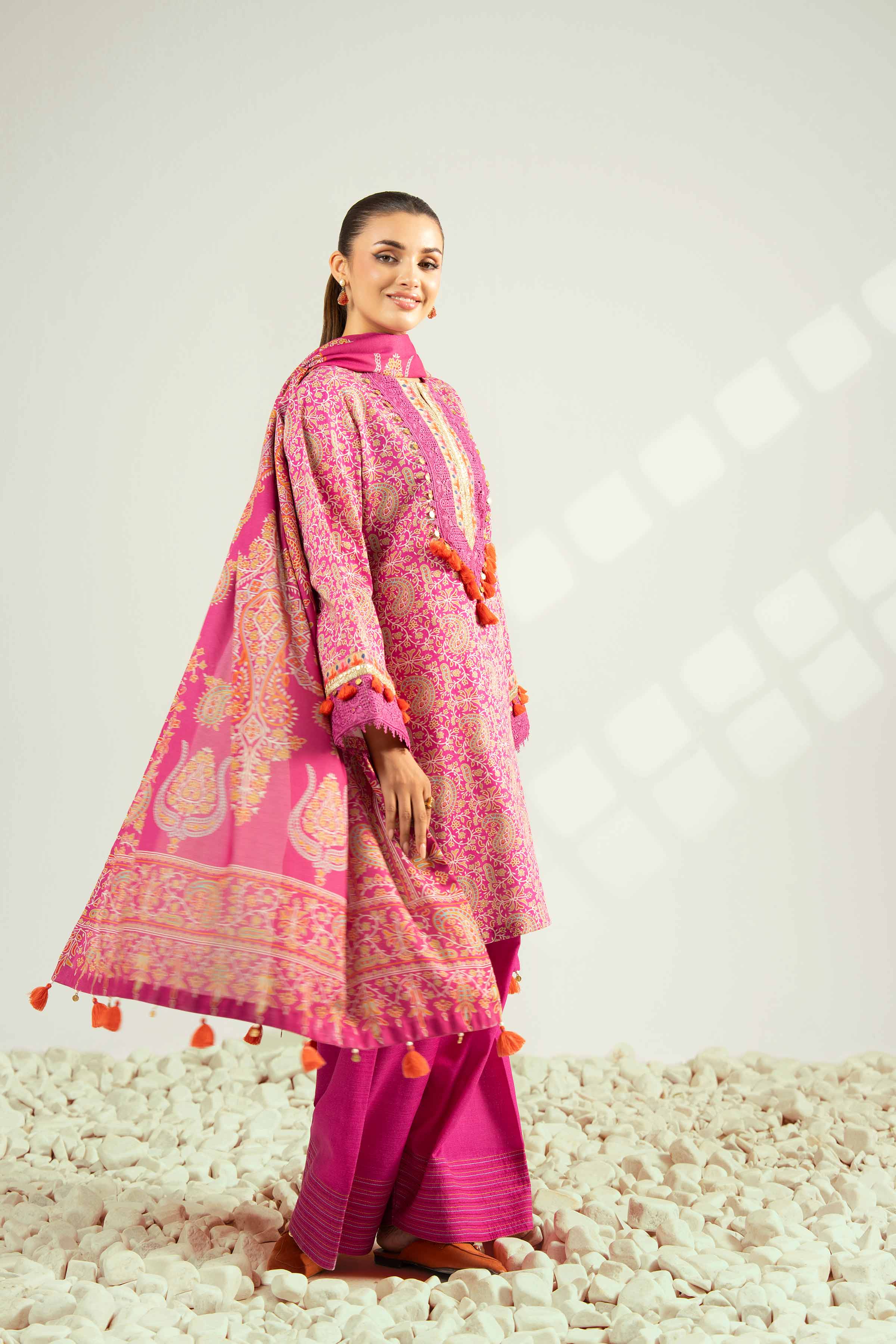 3 Piece - Digital Printed Suit - 42502584 for Women - Unstitched Collection | Nishat | Shop Online