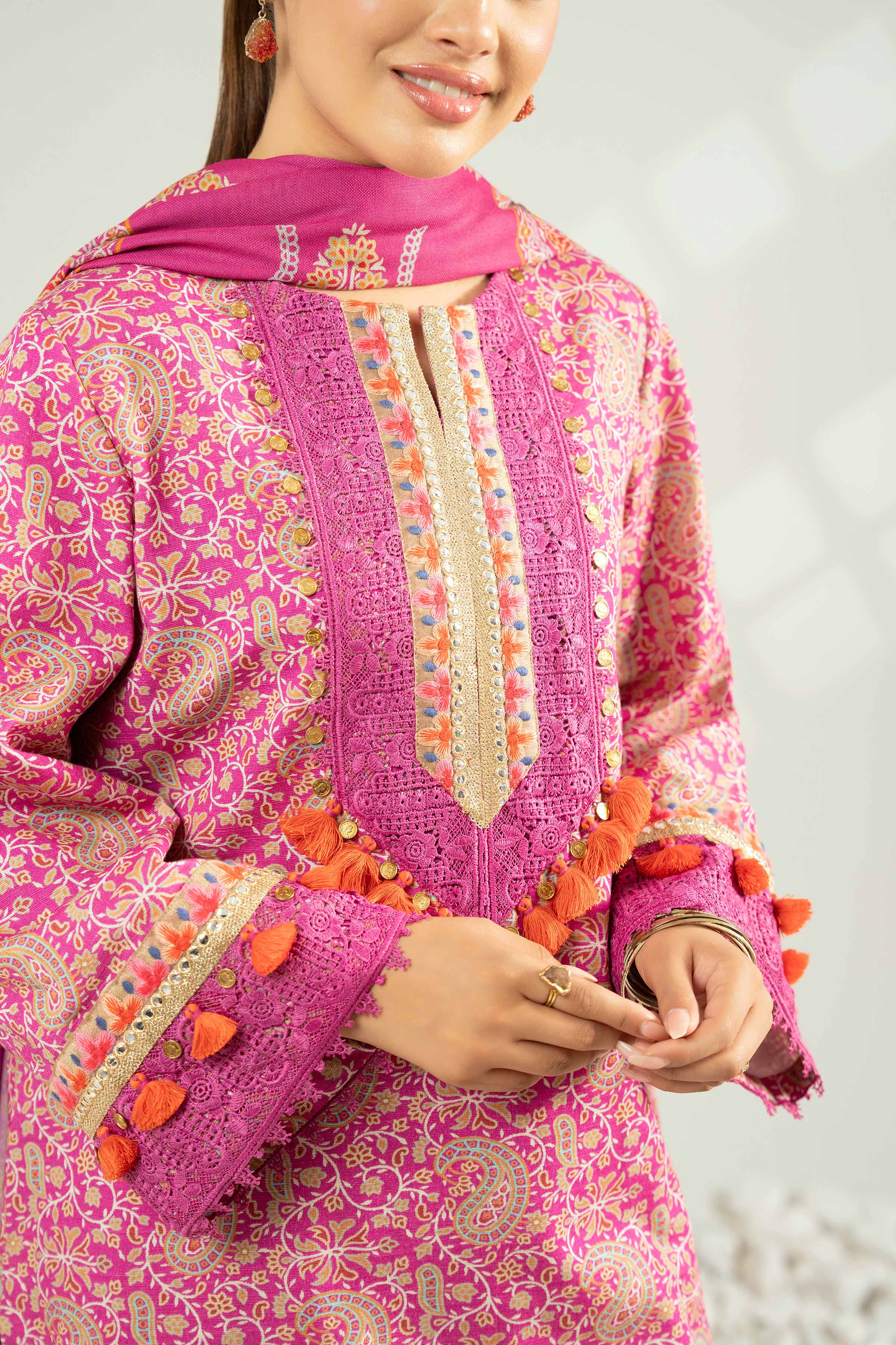 3 Piece - Digital Printed Suit - 42502584 for Women - Unstitched Collection | Nishat | Shop Online