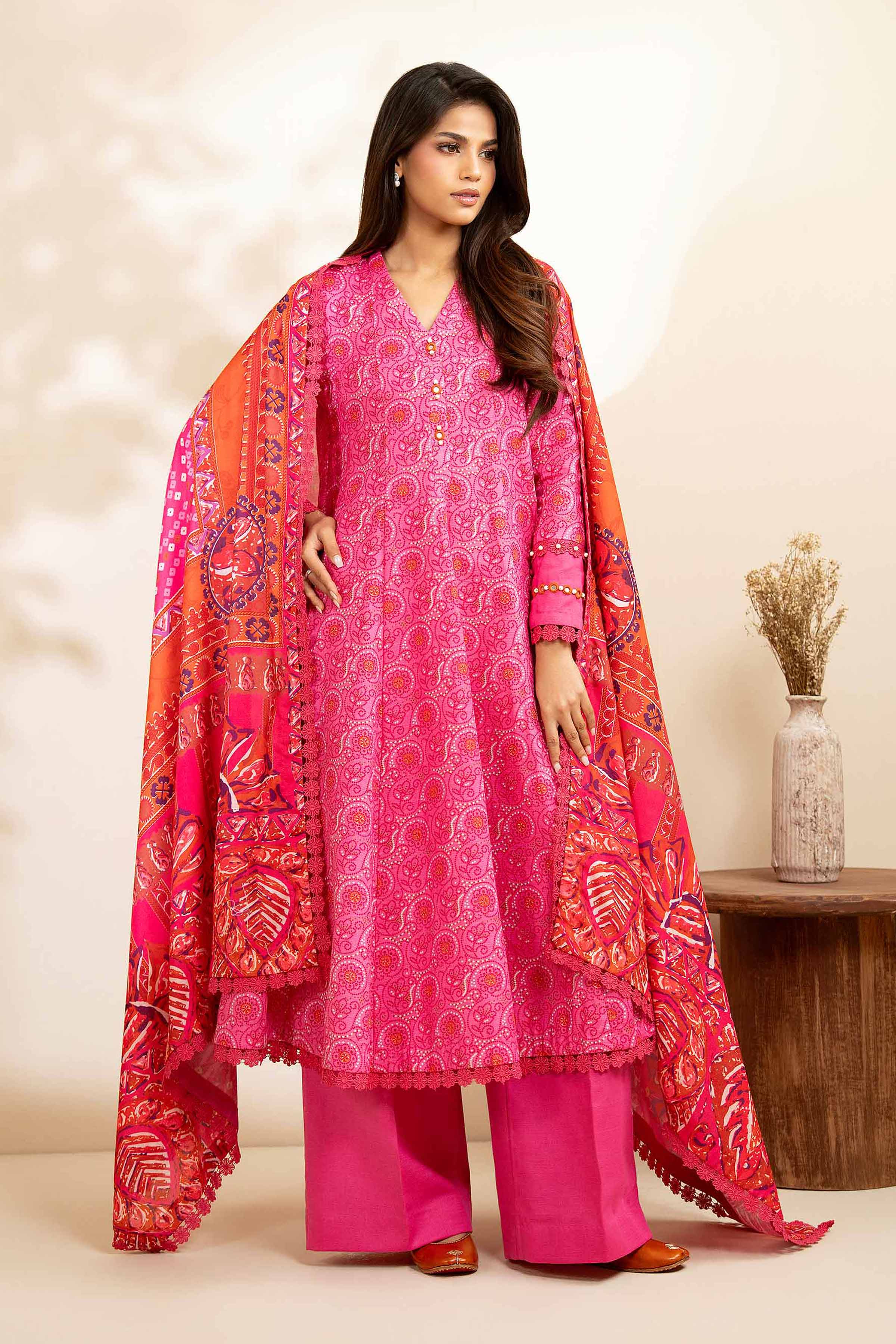 3 Piece - Digital Printed Suit - 42502587 for Women - Unstitched Collection | Nishat | Shop Online