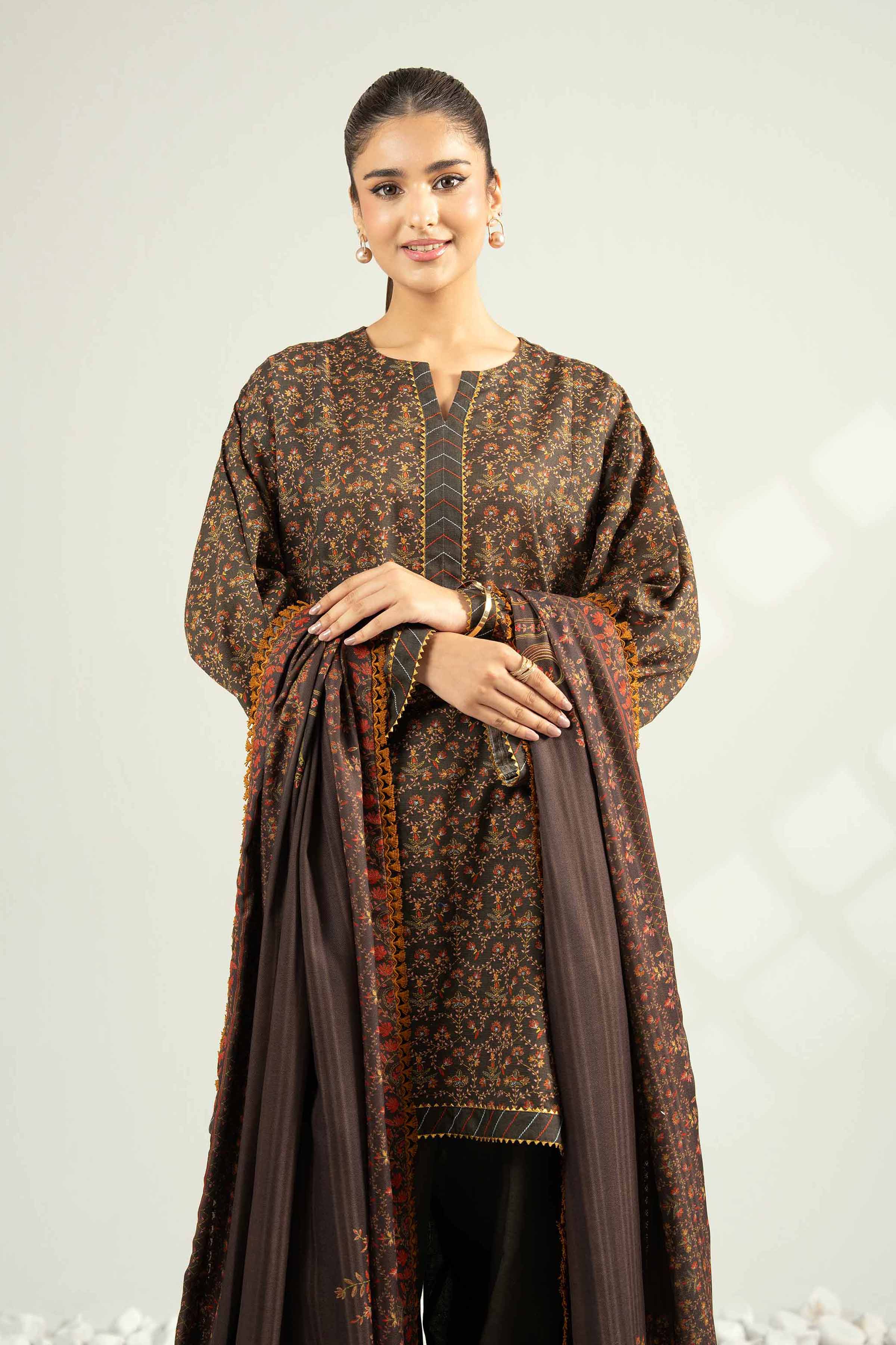 3 Piece - Digital Printed Suit - 42502592 for Women - Unstitched Collection | Nishat | Shop Online