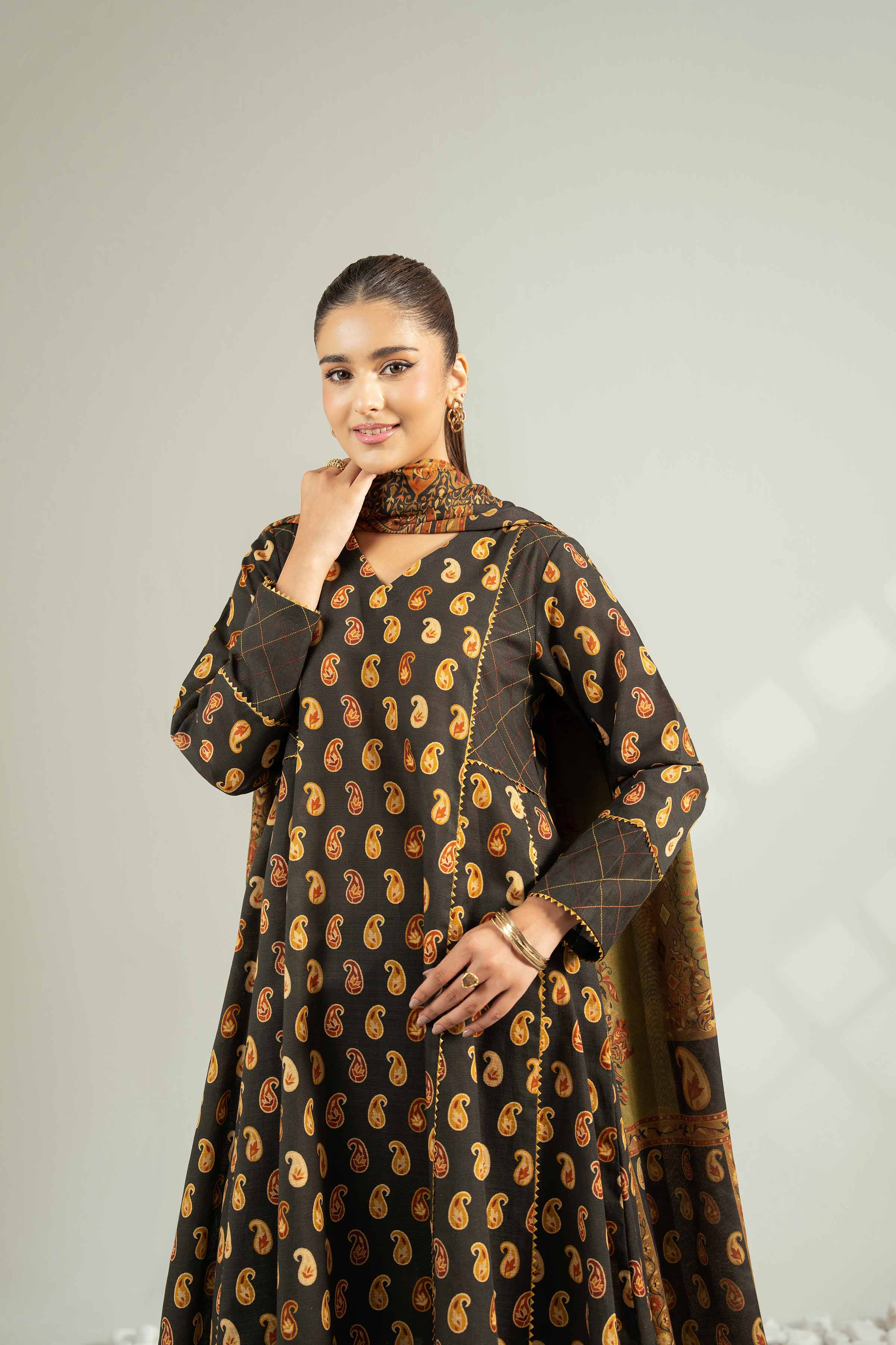 3 Piece - Digital Printed Suit - 42502593 for Women - Unstitched Collection | Nishat | Shop Online