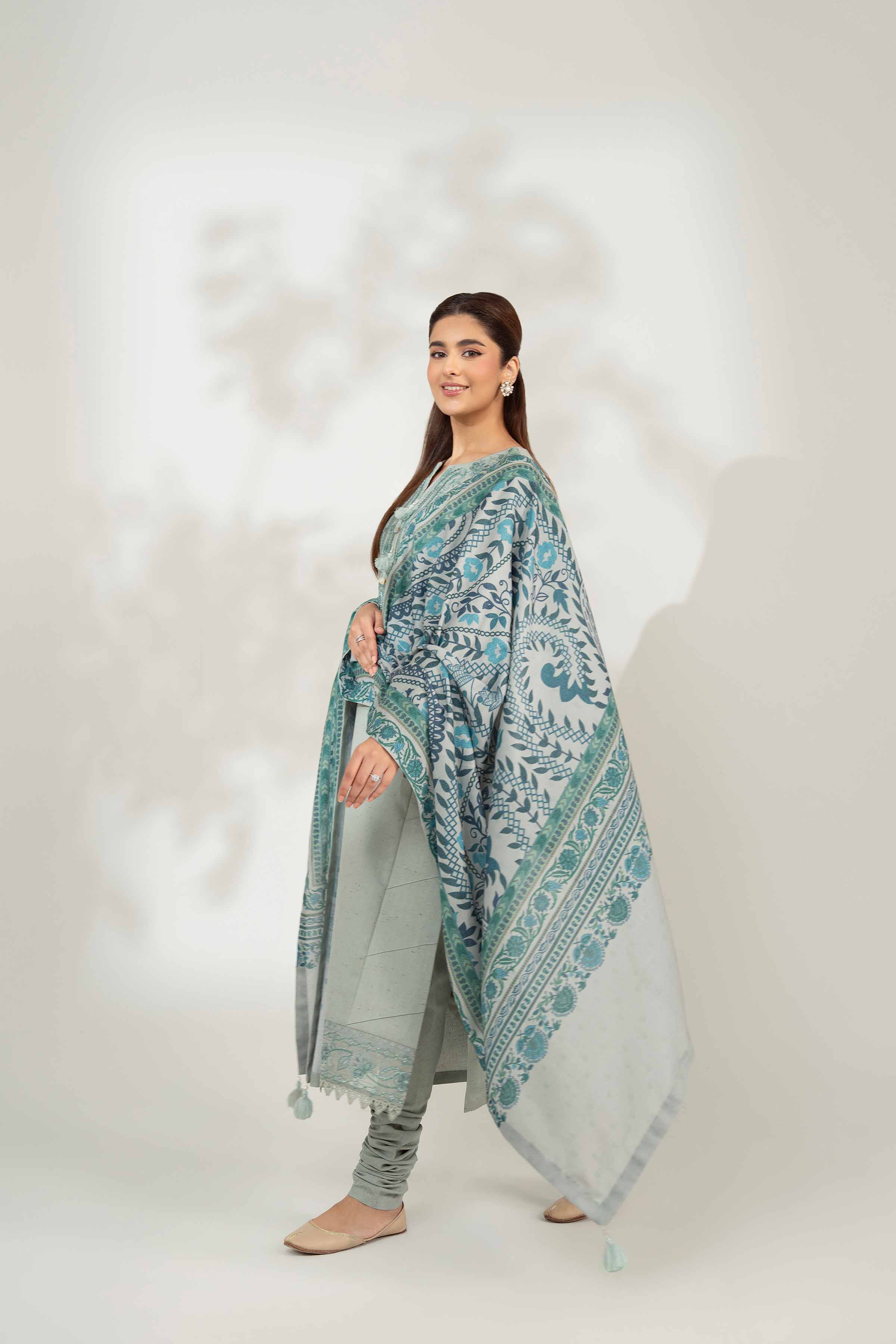 3 Piece - Digital Printed Embroidered Suit - 42502597 for Women - Unstitched Collection | Nishat | Shop Online