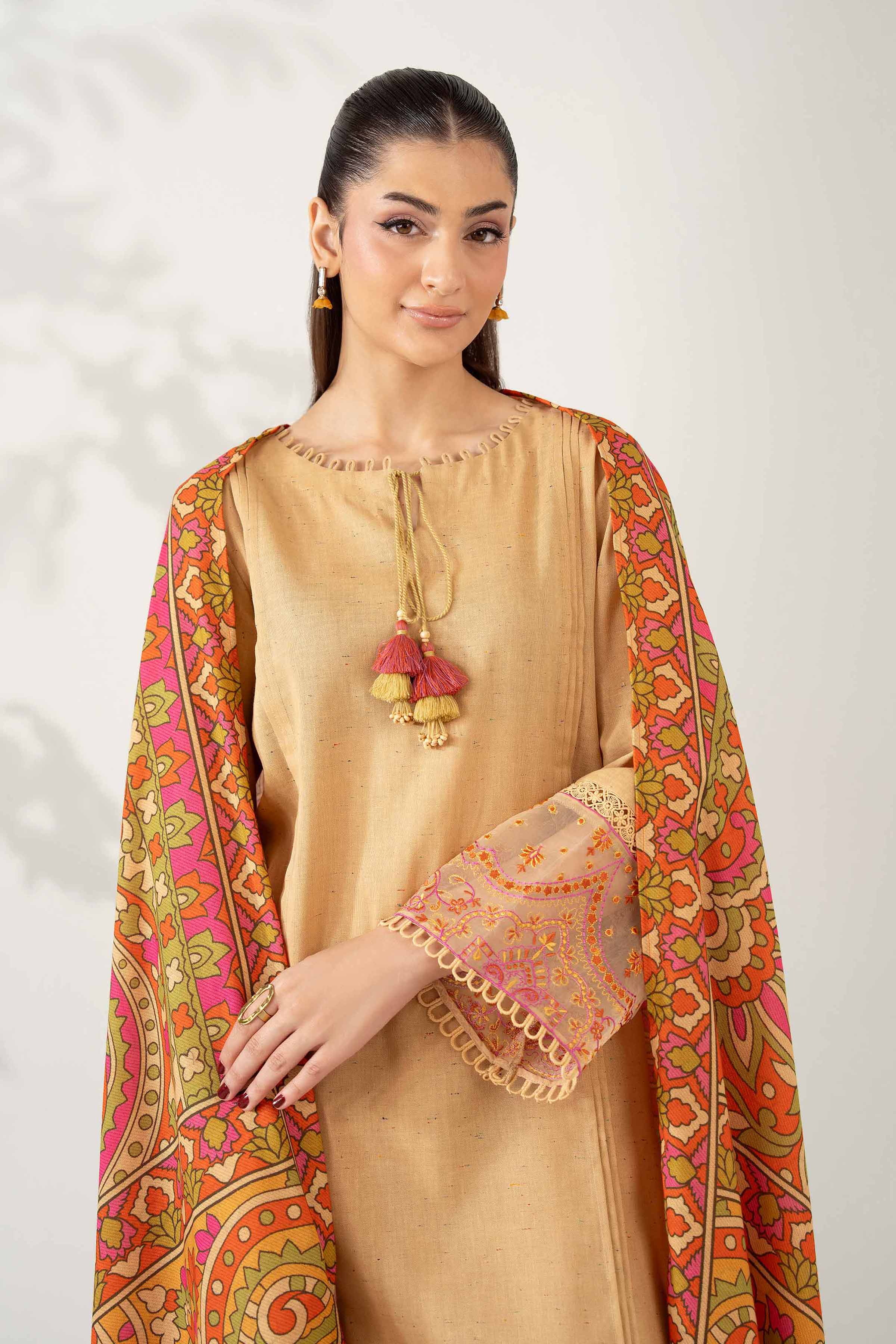 3 Piece - Digital Printed Embroidered Suit - 42502598 for Women - Unstitched Collection | Nishat | Shop Online