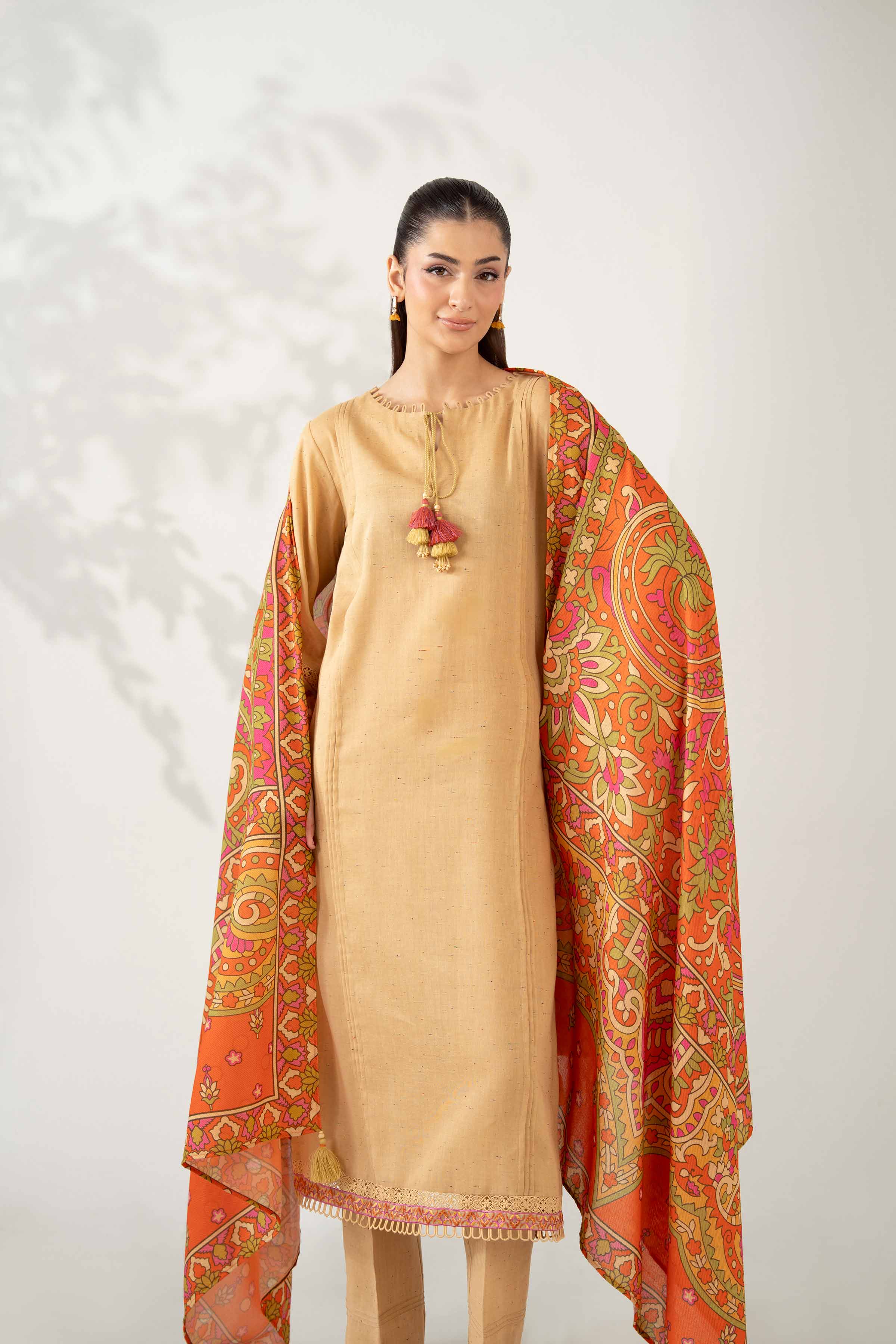 3 Piece - Digital Printed Embroidered Suit - 42502598 for Women - Unstitched Collection | Nishat | Shop Online