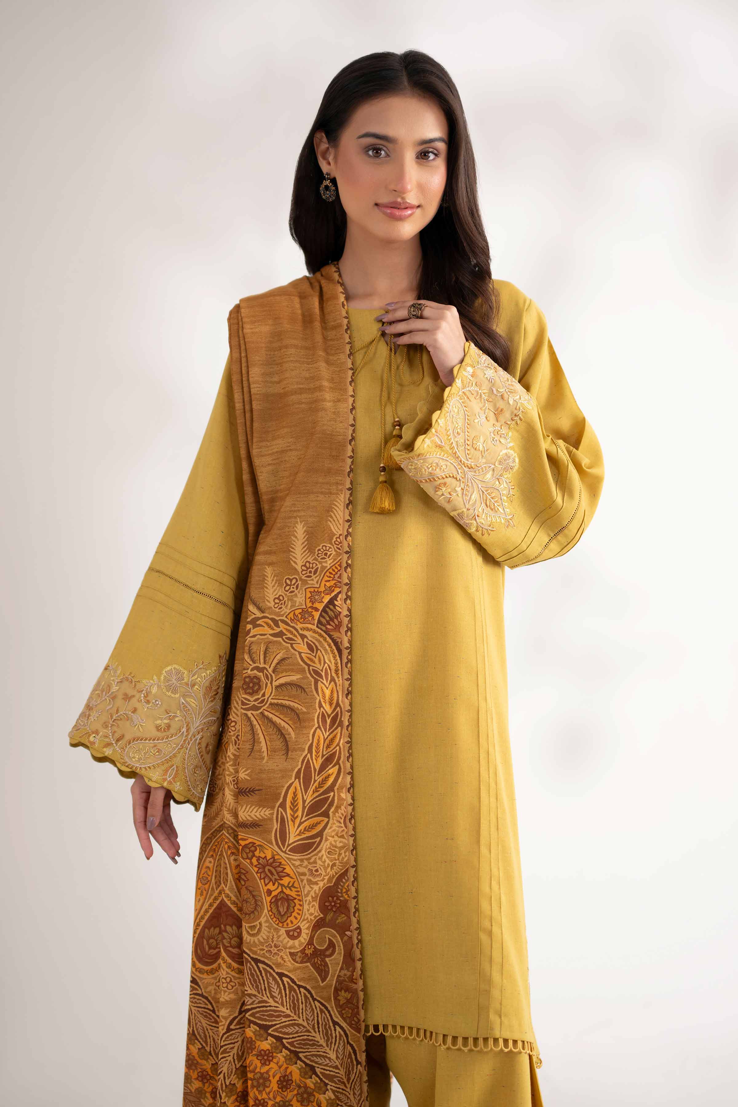 3 Piece - Digital Printed Embroidered Suit - 42502601 for Women - Unstitched Collection | Nishat | Shop Online