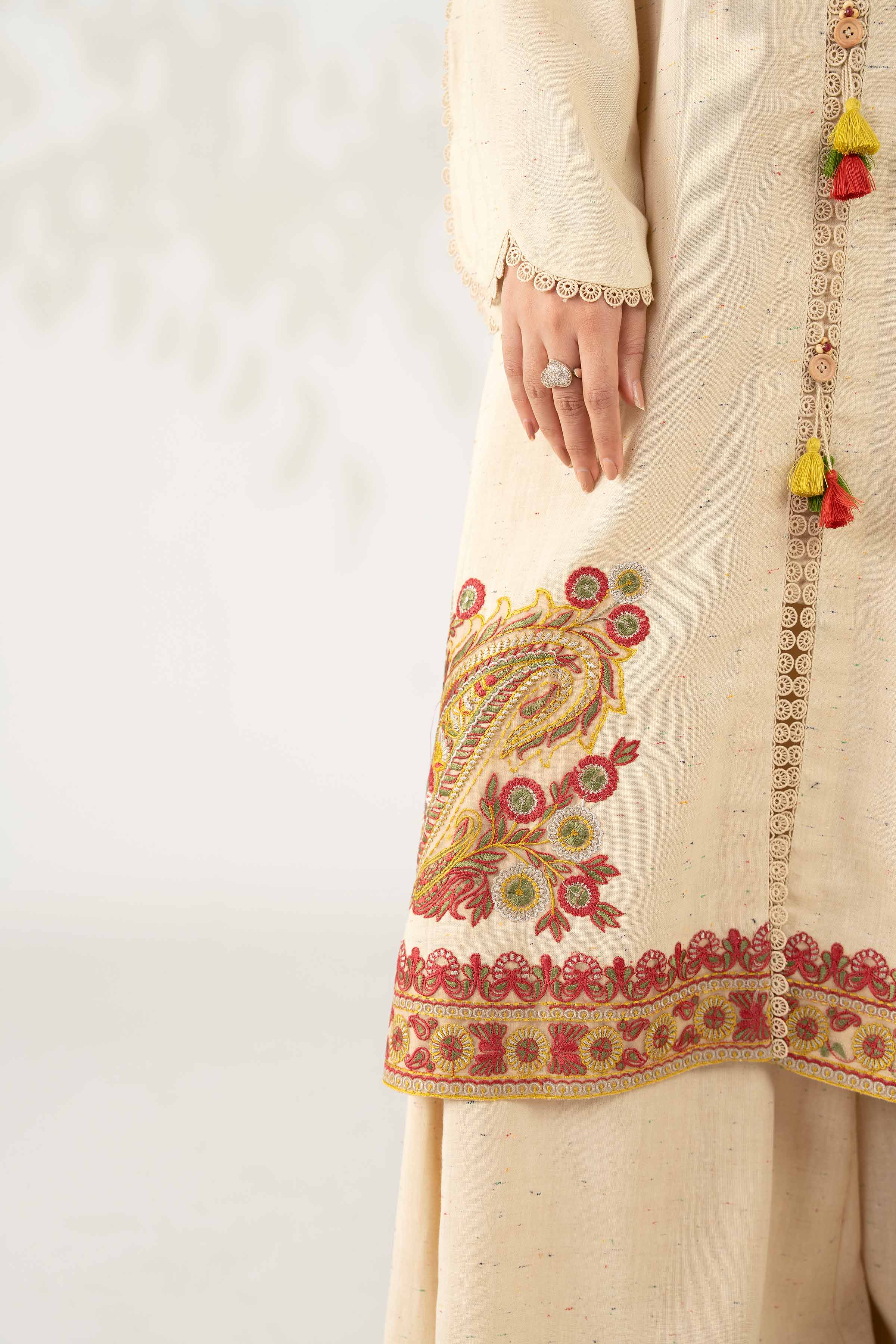3 Piece - Digital Printed Embroidered Suit - 42502602 for Women - Unstitched Collection | Nishat | Shop Online