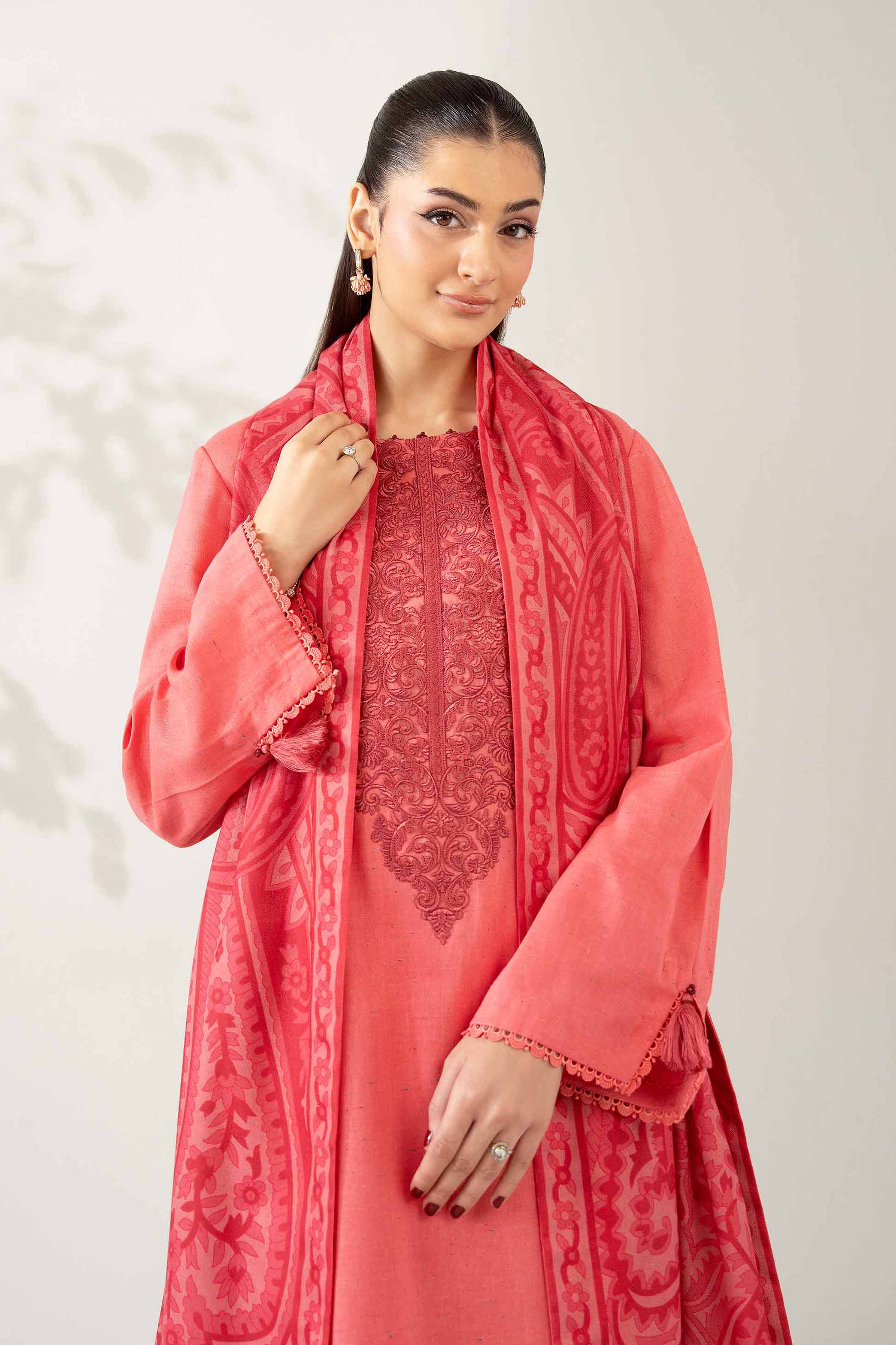 3 Piece - Digital Printed Embroidered Suit - 42502603 for Women - Unstitched Collection | Nishat | Shop Online