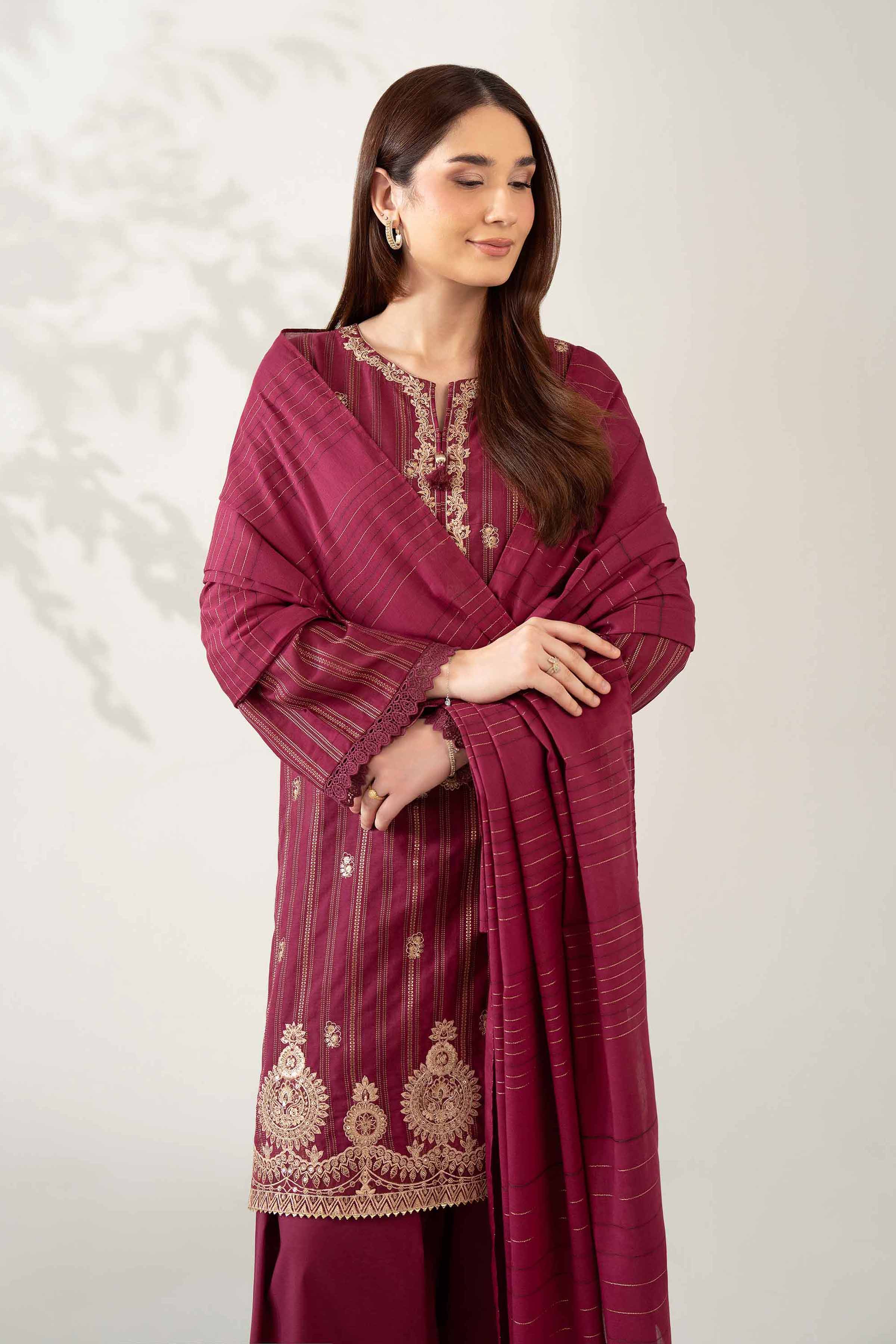 3 Piece - Embroidered Suit - 42502605 for Women - Unstitched Collection | Nishat | Shop Online