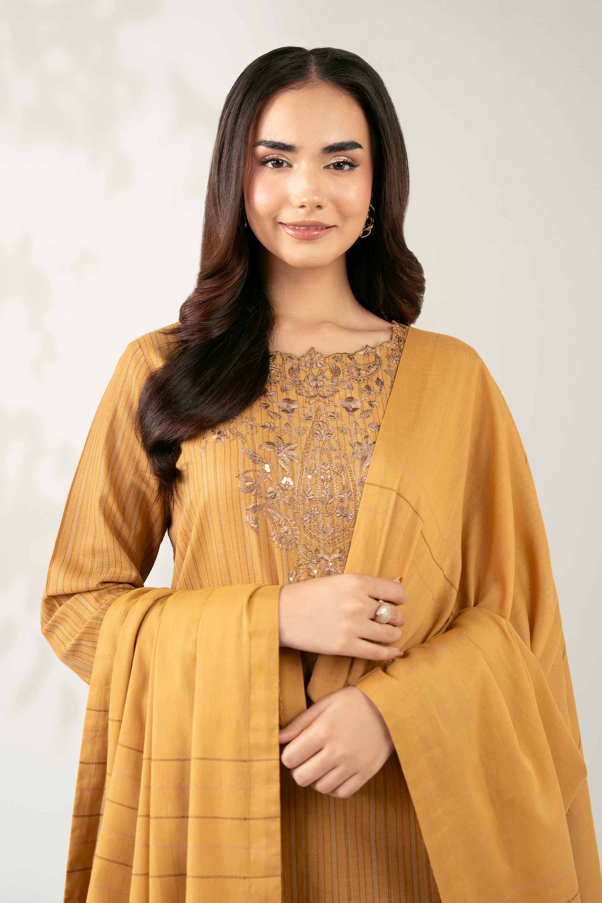 3 Piece - Embroidered Suit - 42502608 for Women - Unstitched Collection | Nishat | Shop Online