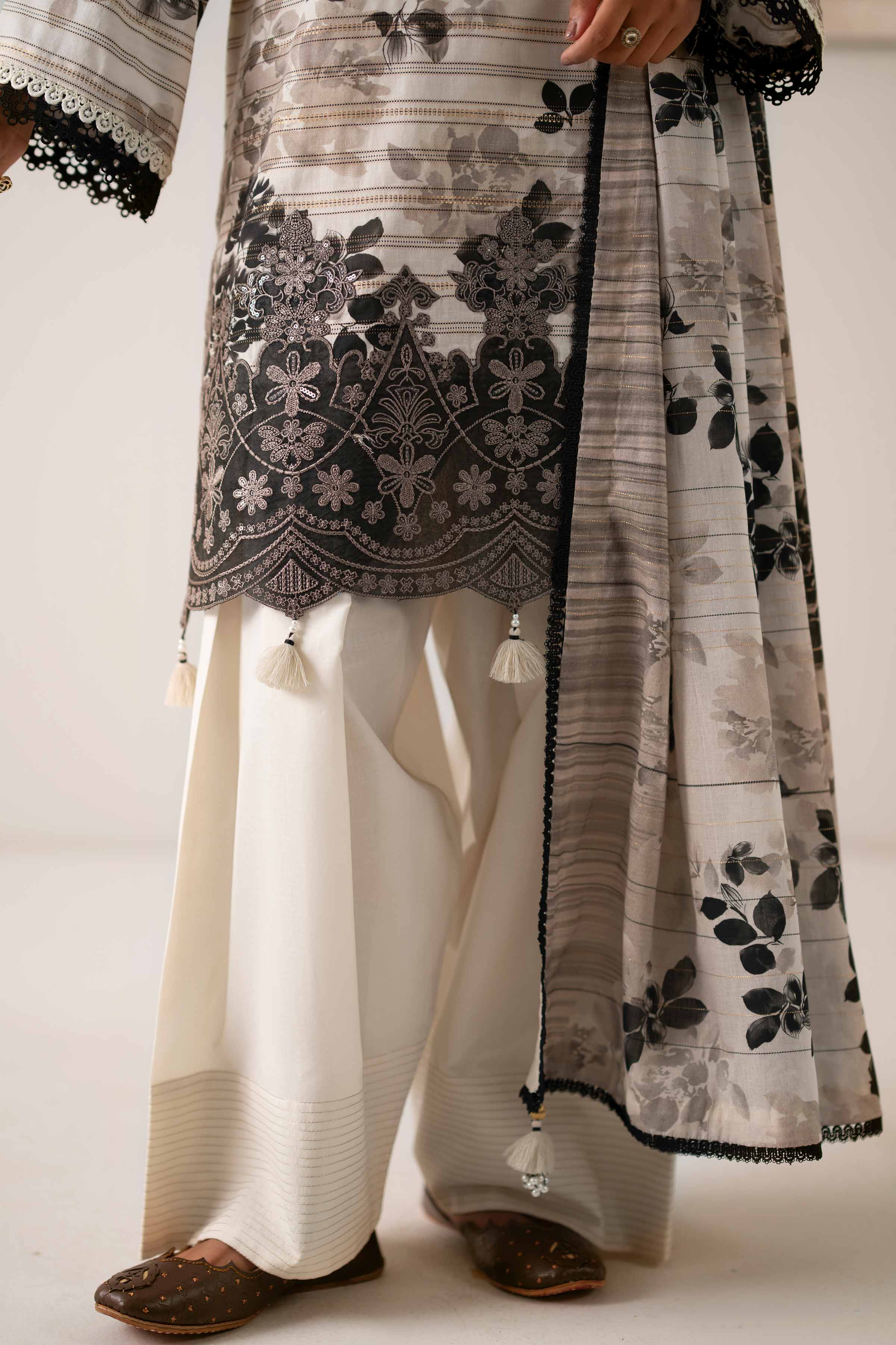 3 Piece - Digital Printed Embroidered Suit - 42502610 for Women - Unstitched Collection | Nishat | Shop Online